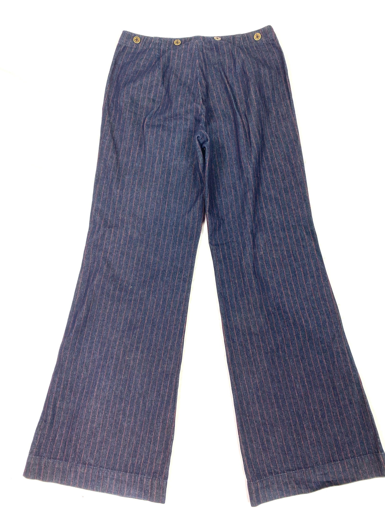 Lauren Jeans Company Ralph Lauren Dark Blue Straight Jeans, Size 4 - 3