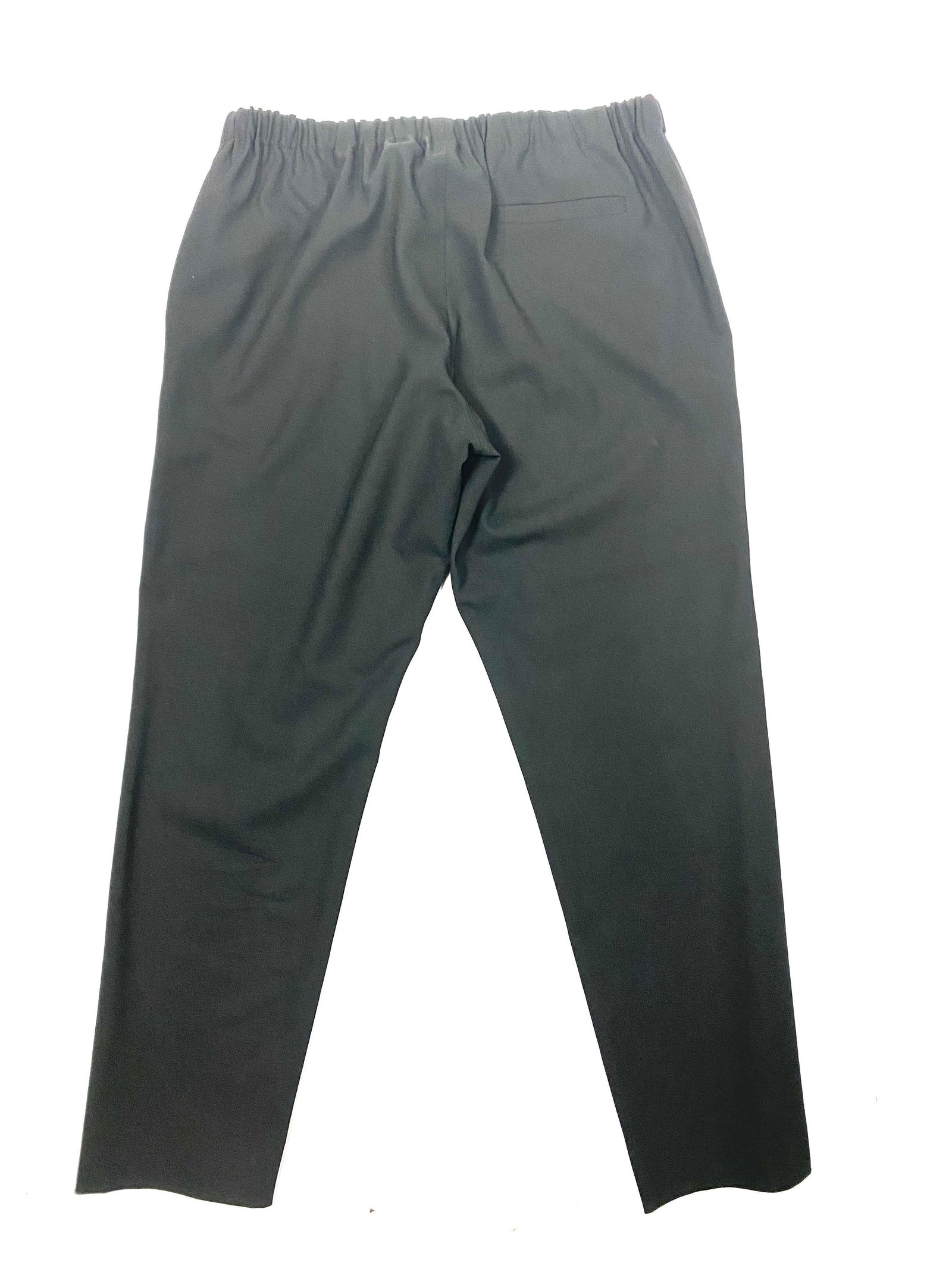 6397 Black Wool Trousers Pants, Size Medium - 12