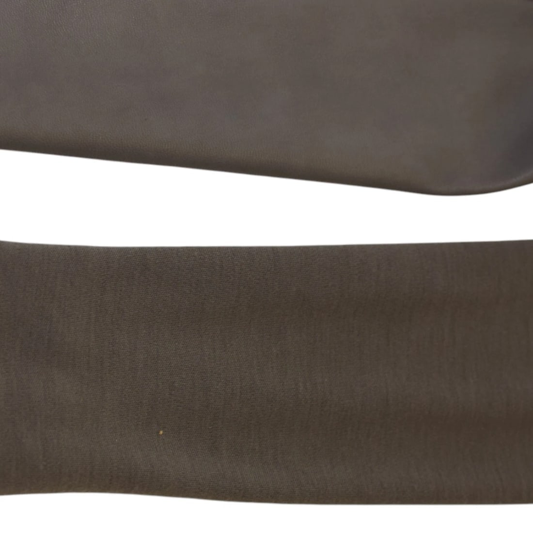 Joseph Taupe Wool & Leather Panel Bodycon Longsleeve Draped Dress – Size 36 - 6