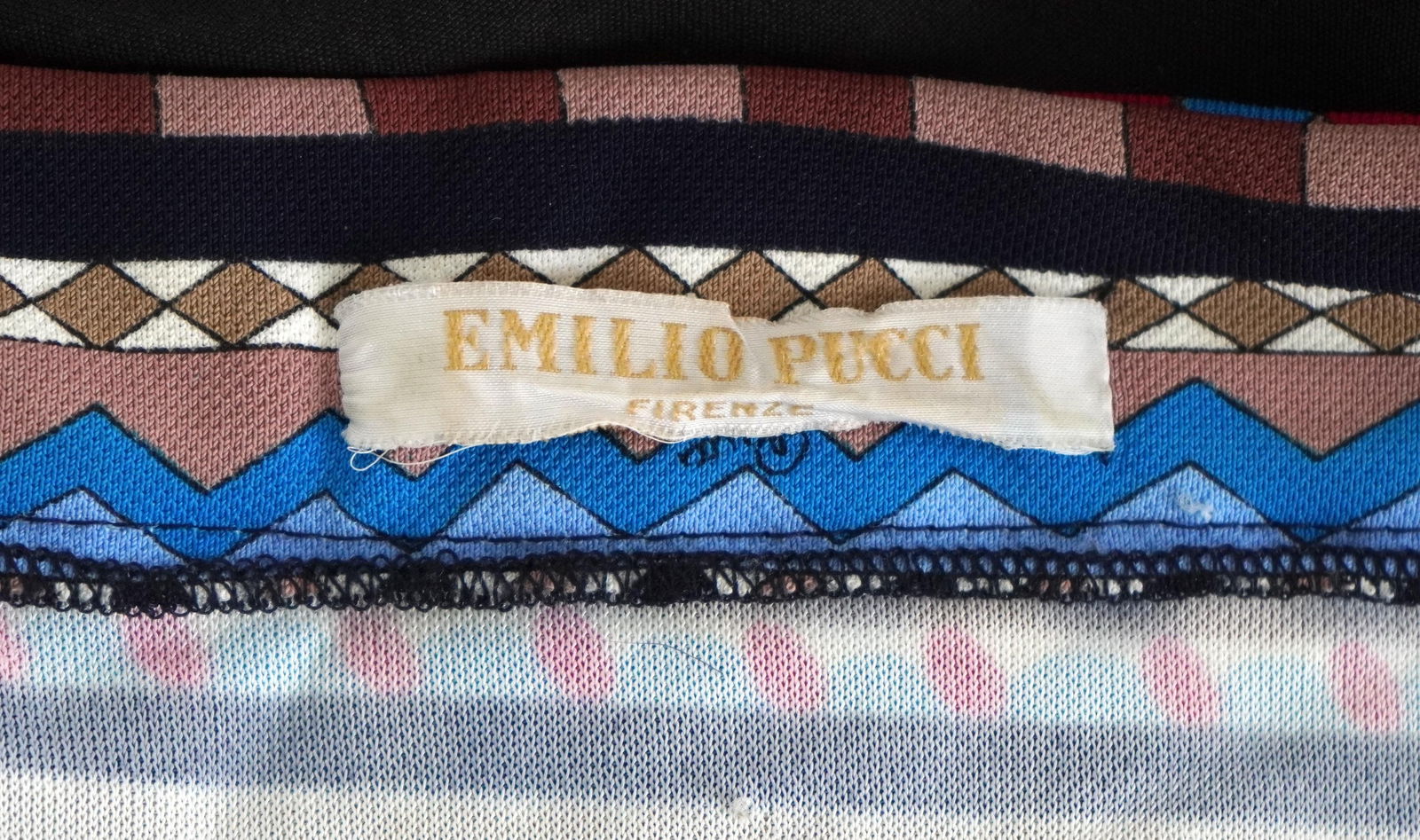 Emilio Pucci Geometric Tank Top sz US 10 - 11