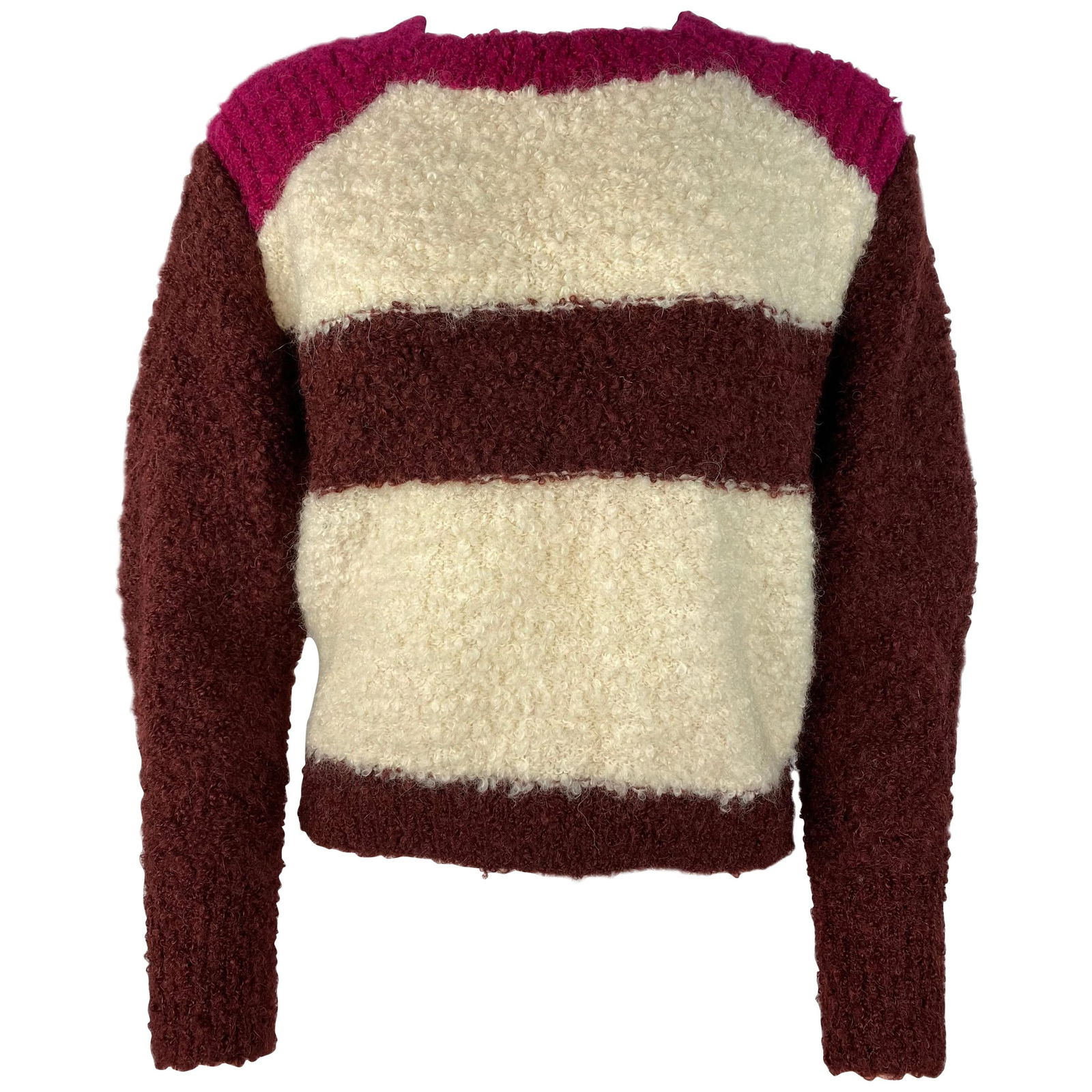Isabel Marant Multicolor Mohair Pullover Sweater, Size 38 - 7