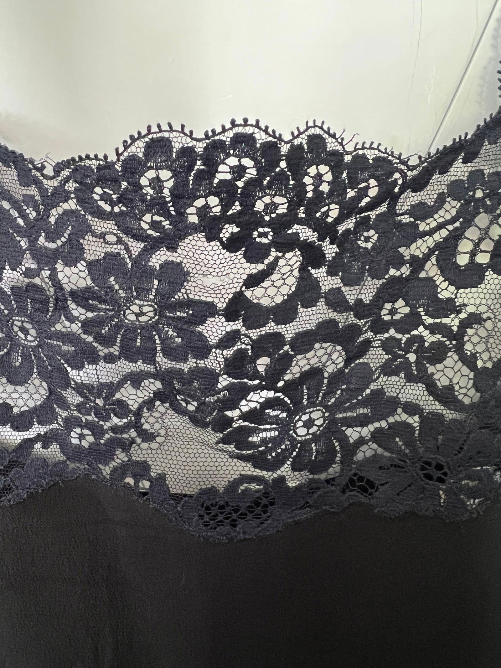 Chloe Navy and Black Tank Top Blouse, Size 38 - 9