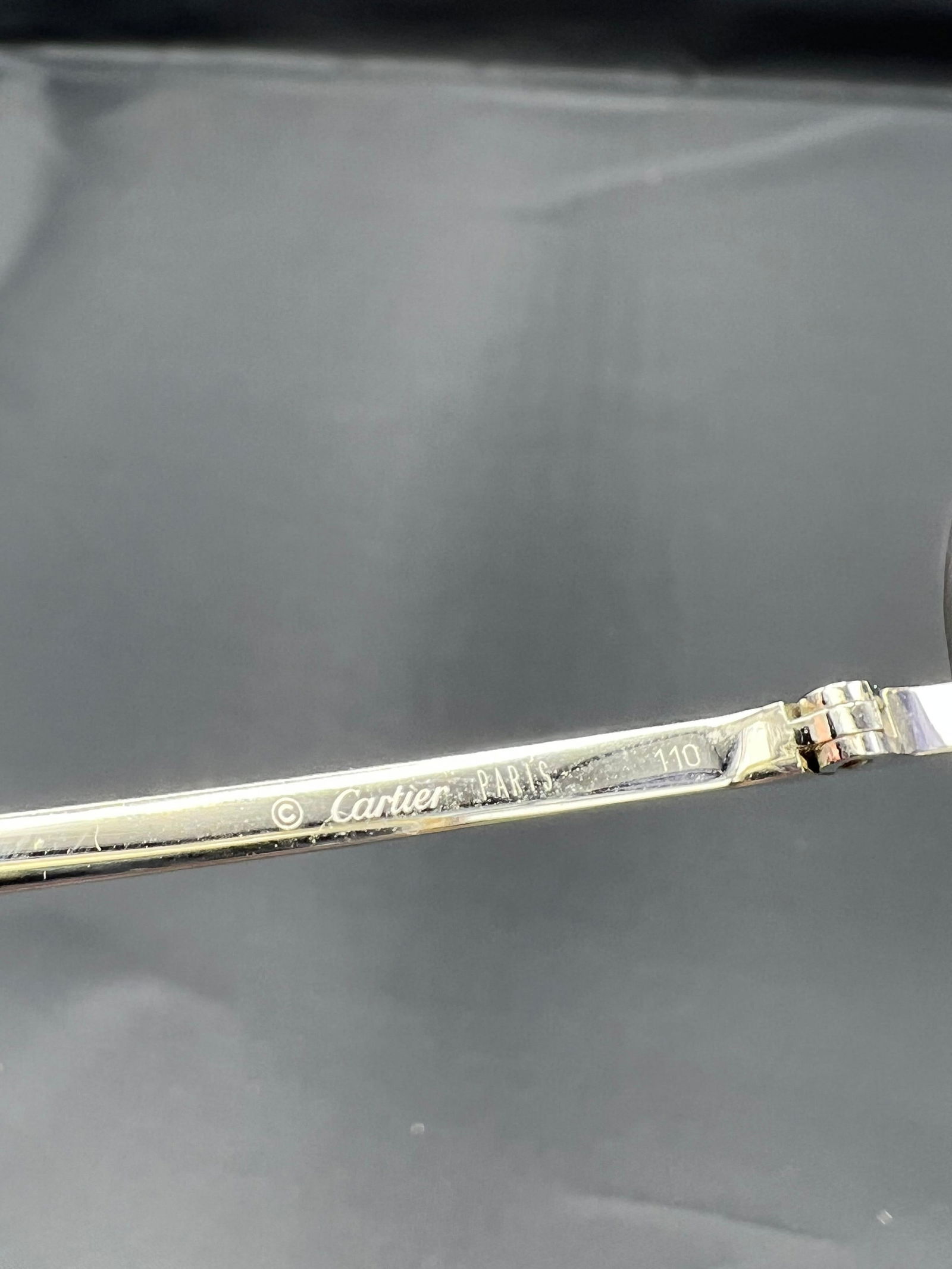 Vintage Cartier Paris Oval Sunglasses w/ Case - 4