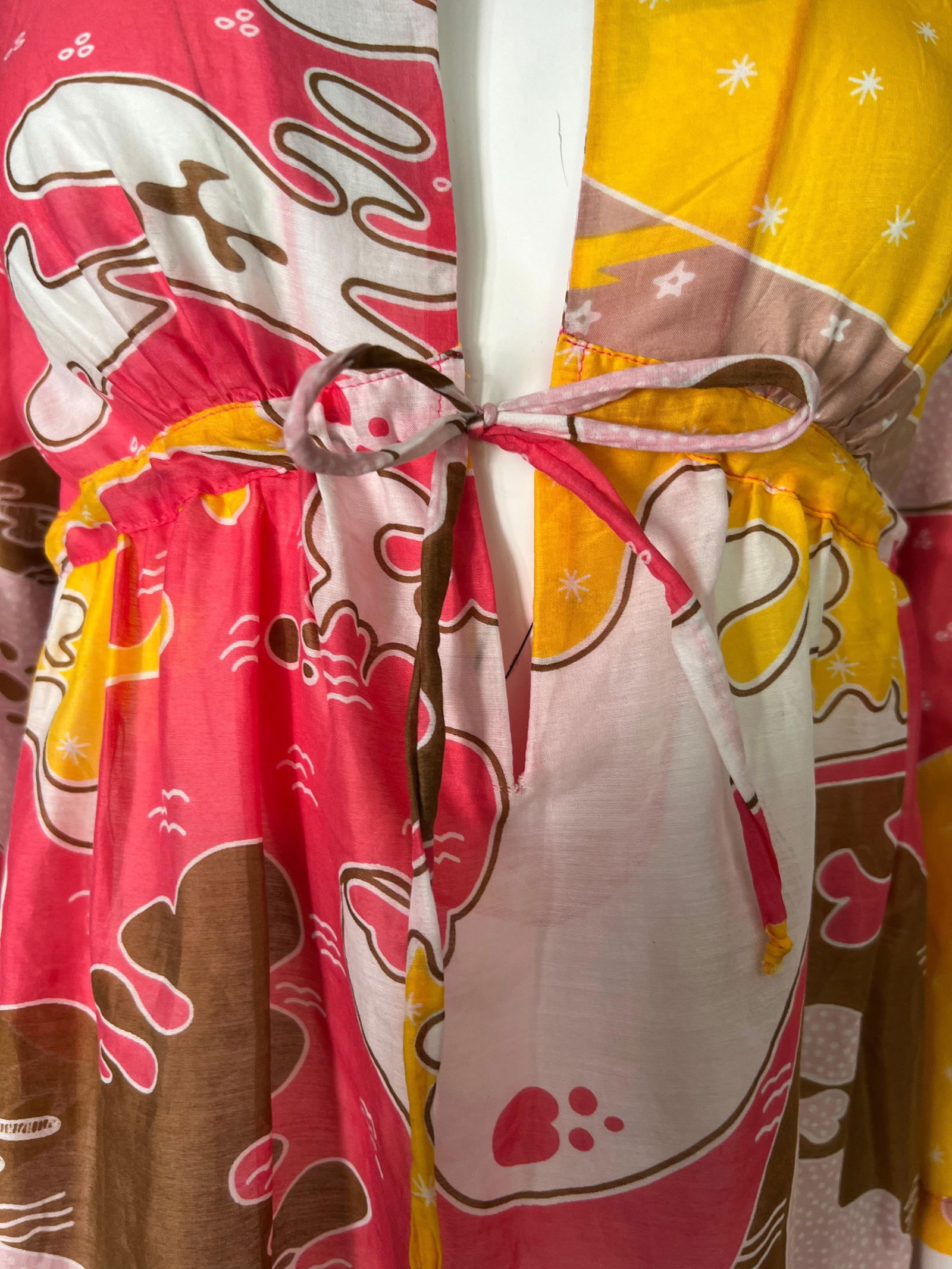 Diane von Furstenberg Multicolored Tunic Cover Up Top, Size XS - 16