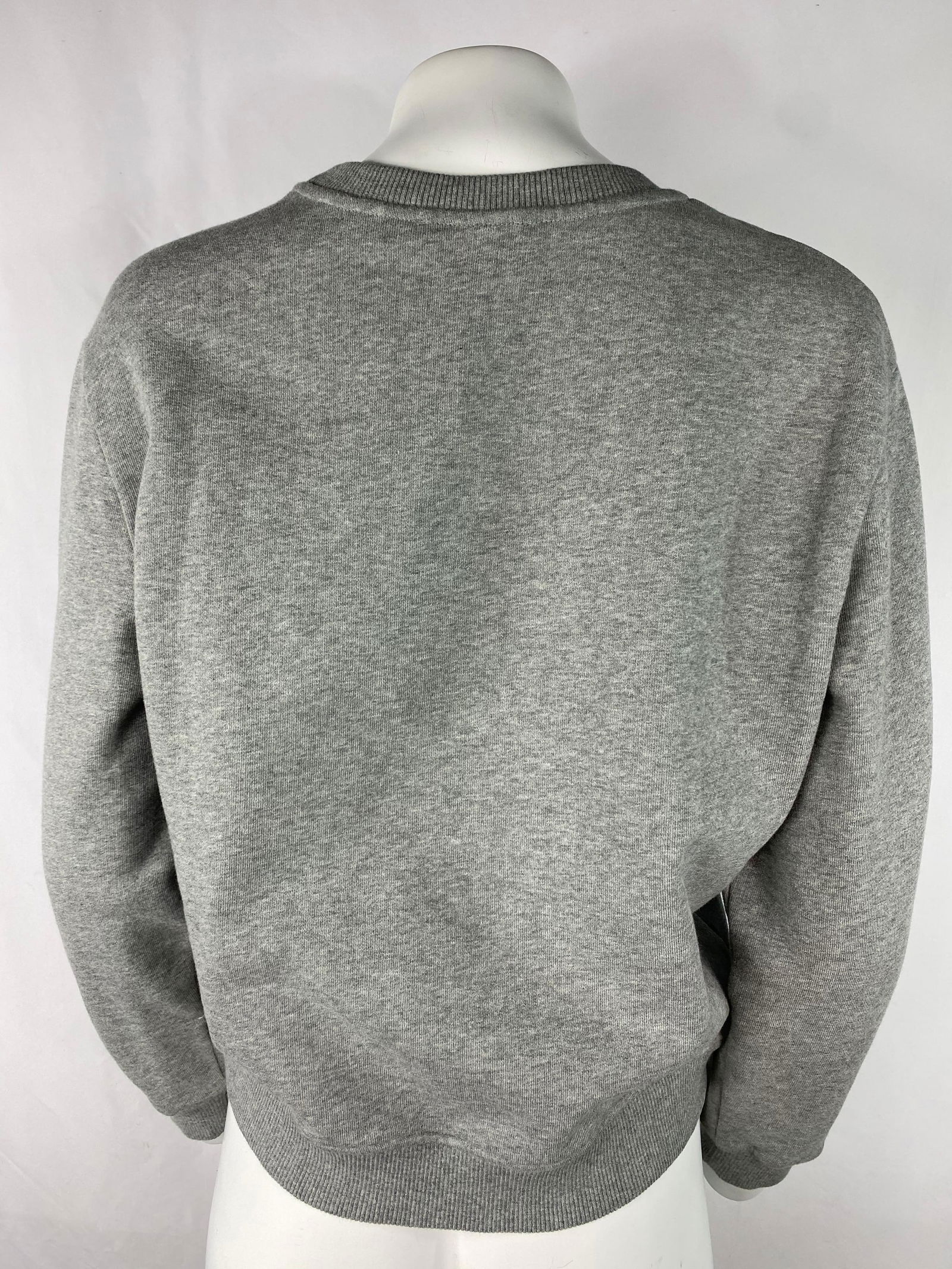 Carven Grey Sweatshirt Pullover Top, Size Medium - 11