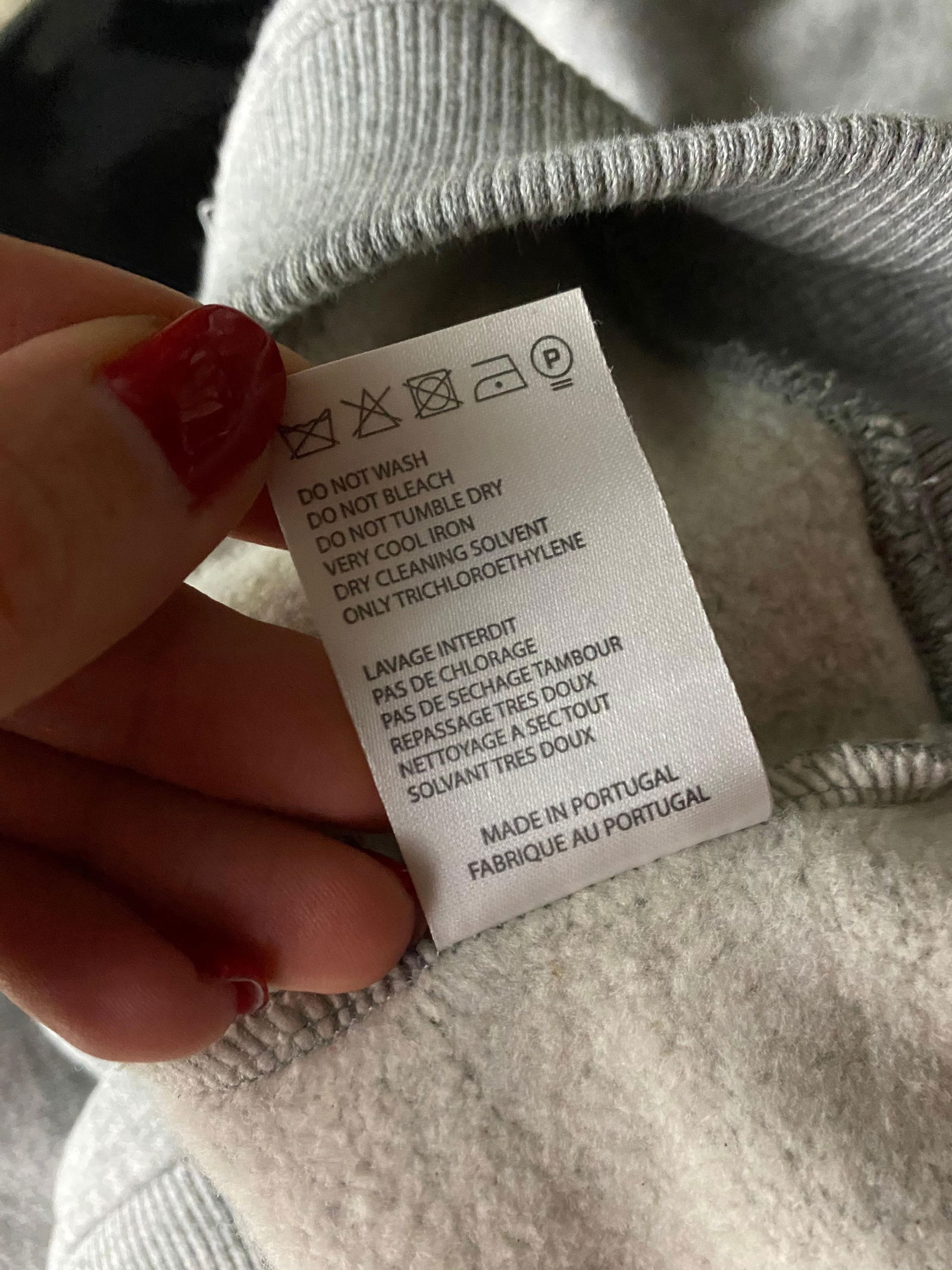 Carven Grey Sweatshirt Pullover Top, Size Medium - 6