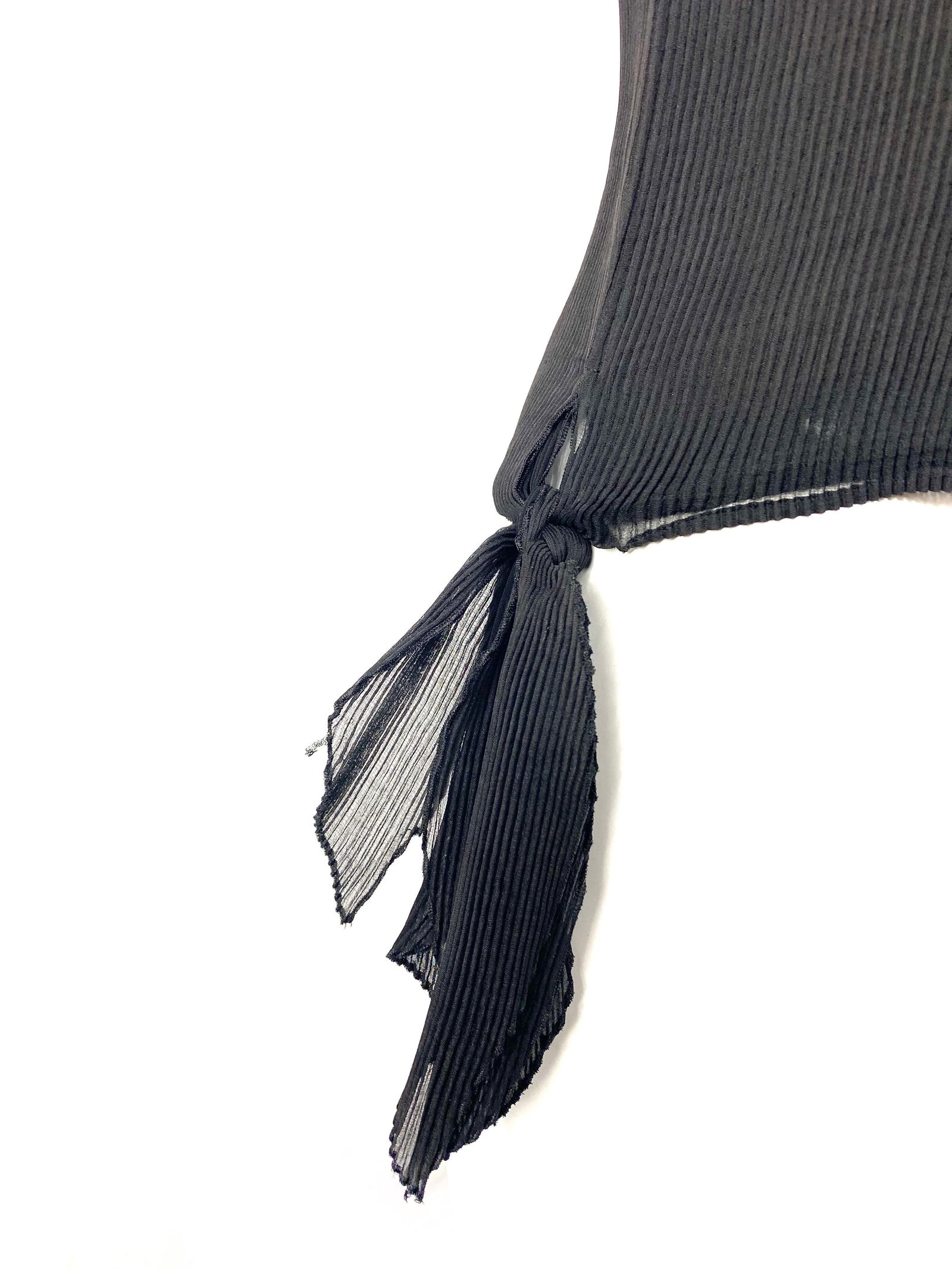 Issey Miyake Black Sleeveless Top Size 2 - 9