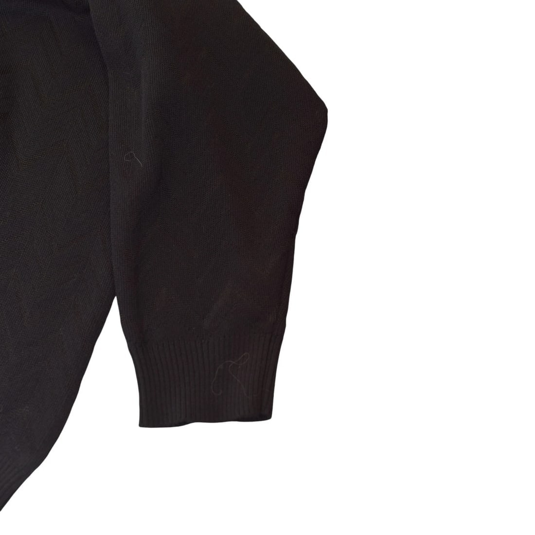 Missoni Black Chevron Knit Oversized V-Neck Sweater IT42 / M – Wool blend - 9