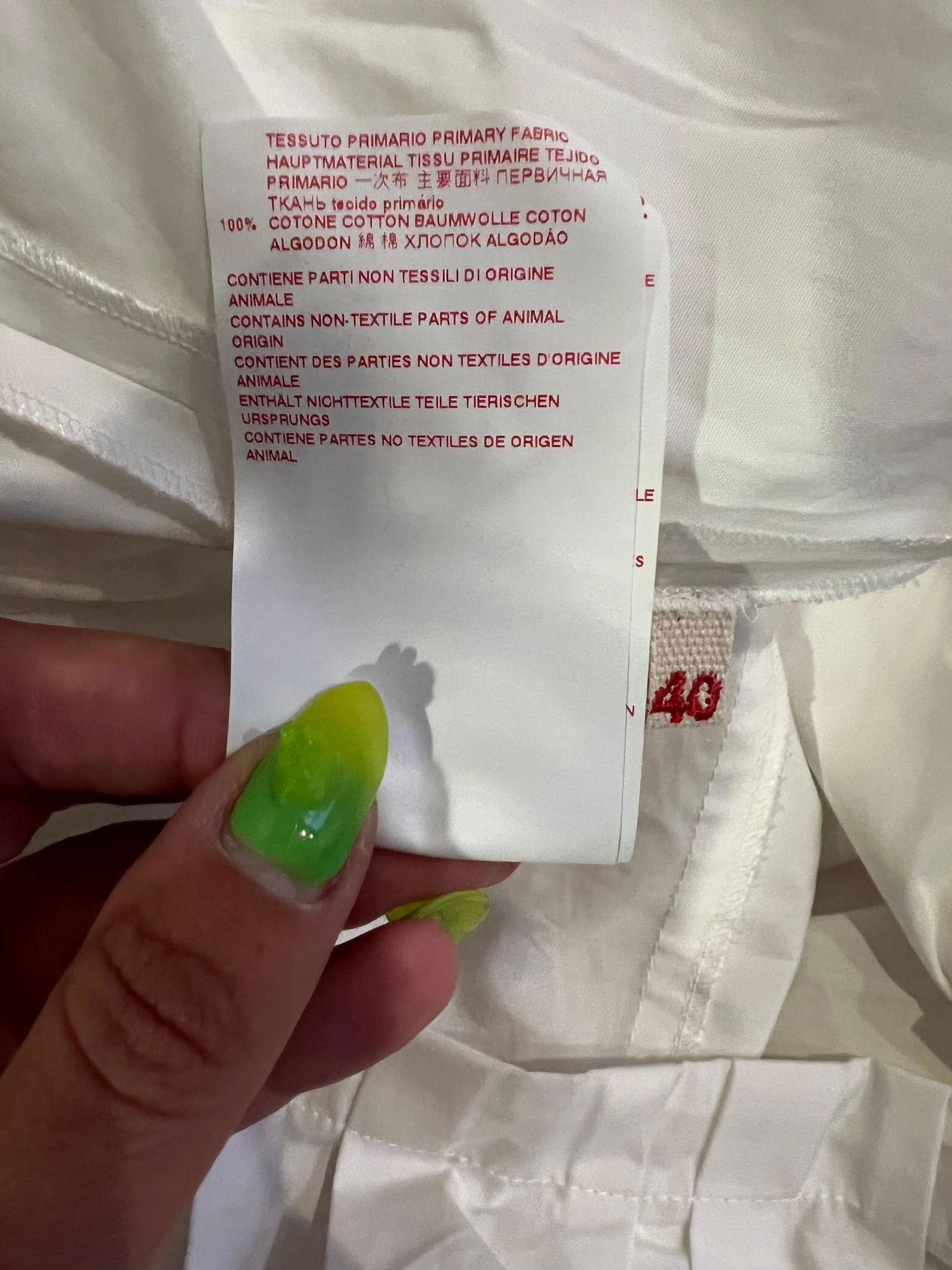 Marni White Top Blouse, Size 40 - 5