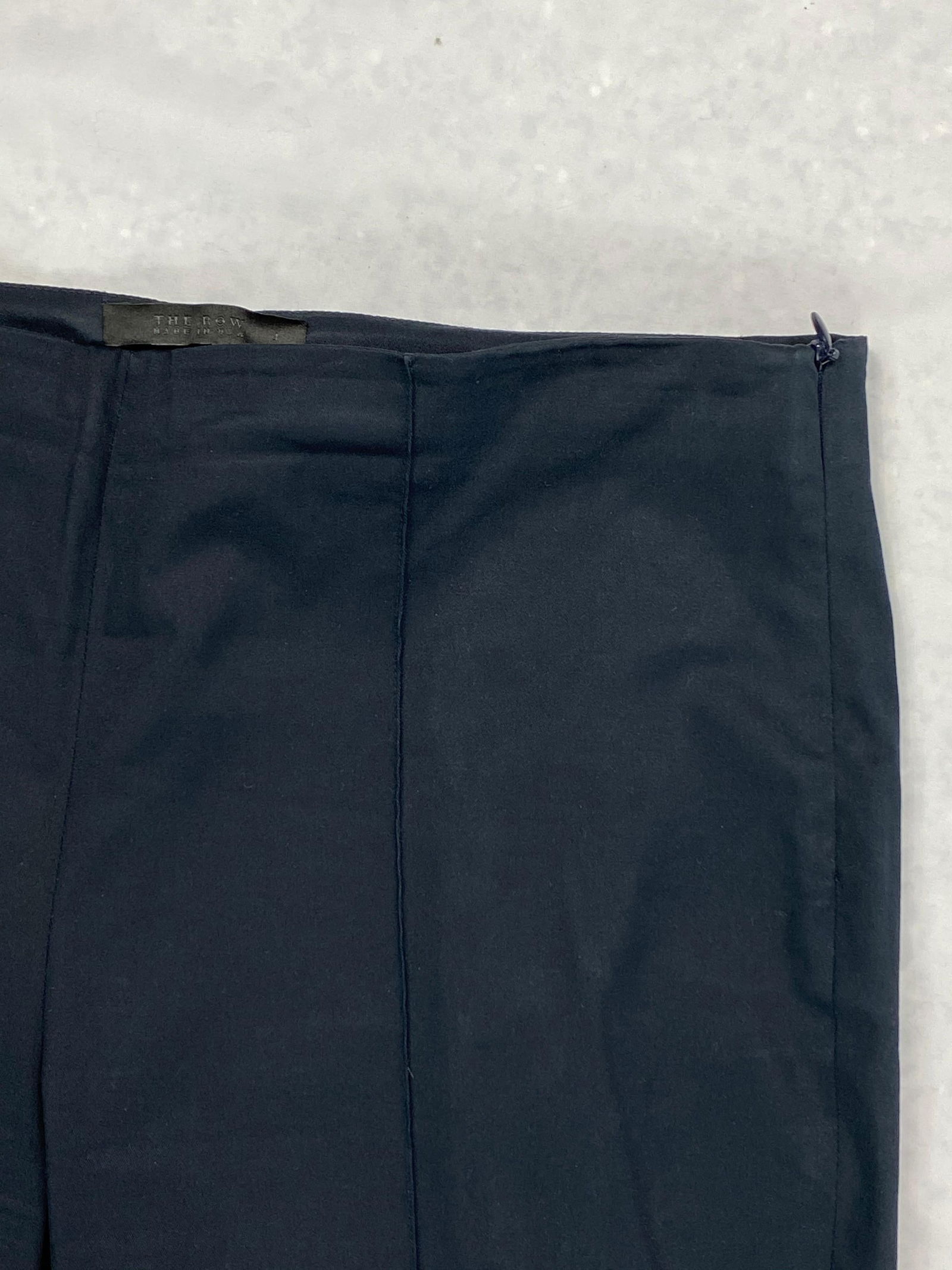 The Row Navy Cotton Pants, Size 4 - 15
