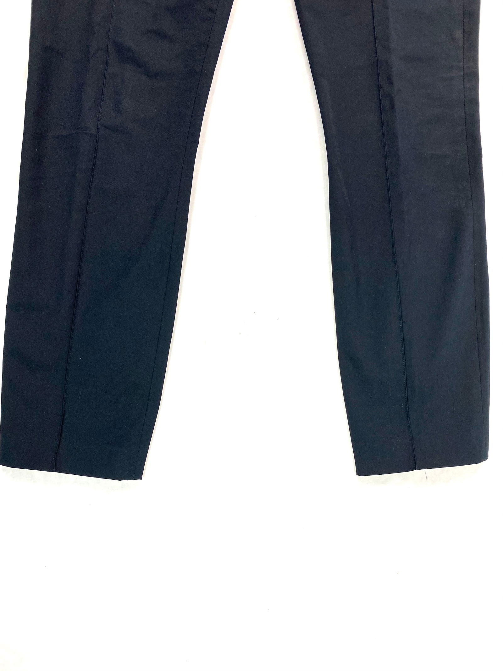 The Row Navy Cotton Pants, Size 4 - 3