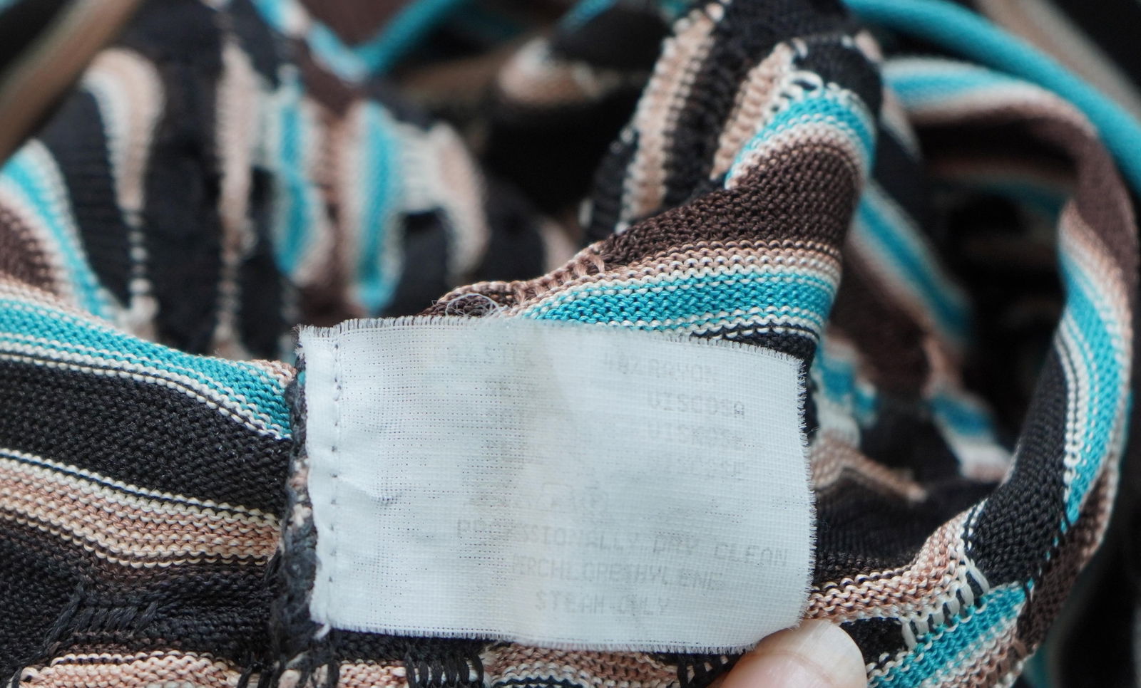 Missoni Multicolored Silk Rayon Long Sleeve Top - 11