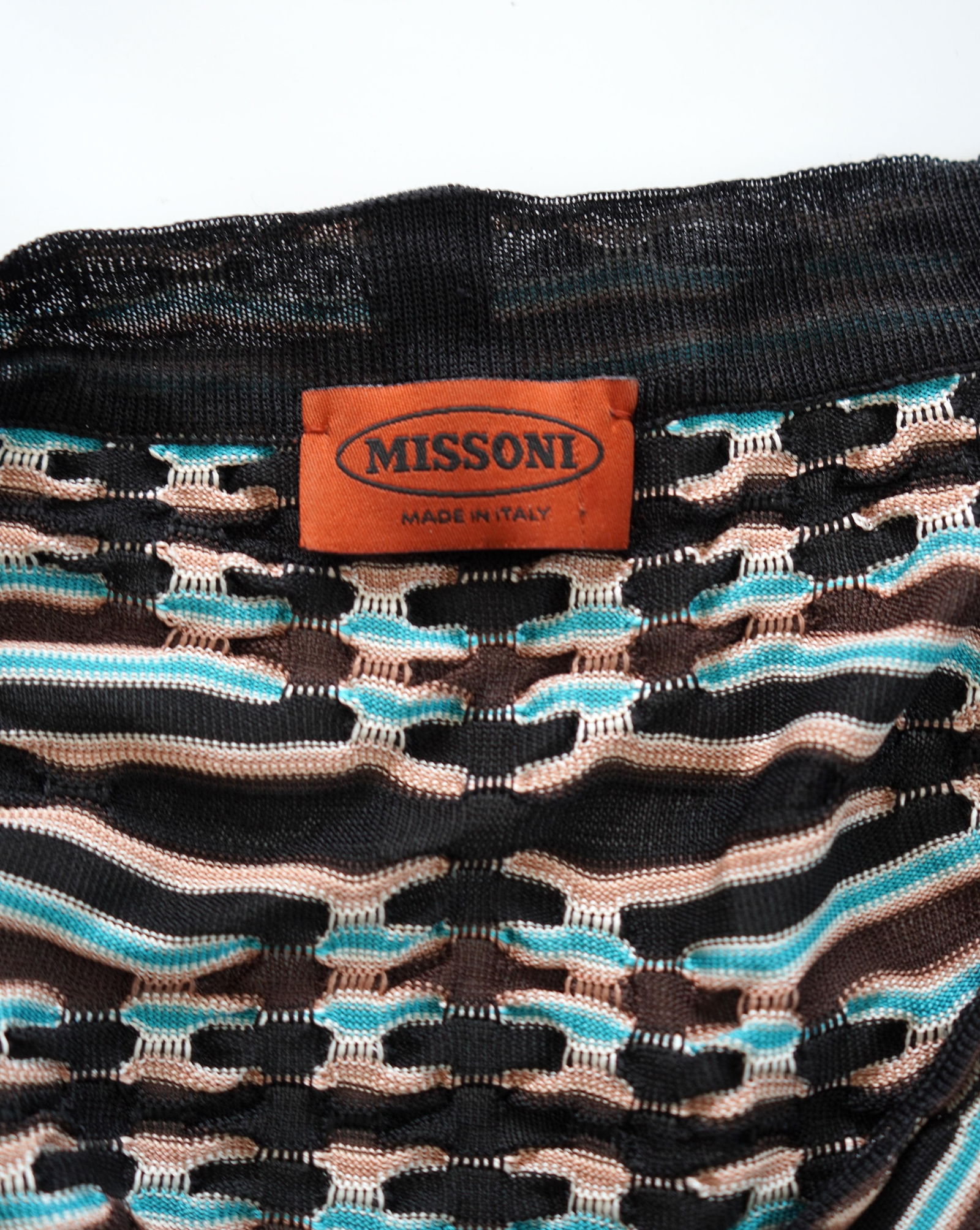 Missoni Multicolored Silk Rayon Long Sleeve Top - 18