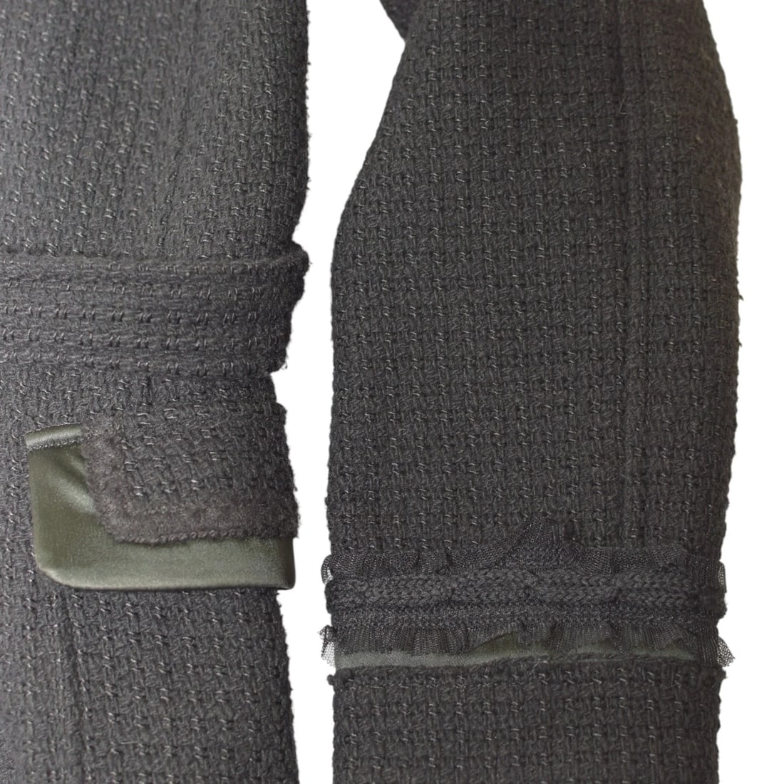 Dolce & Gabbana D&G Black Wool Belted Coat – Made in Italy – Size IT 42 (US 6/8) - 6