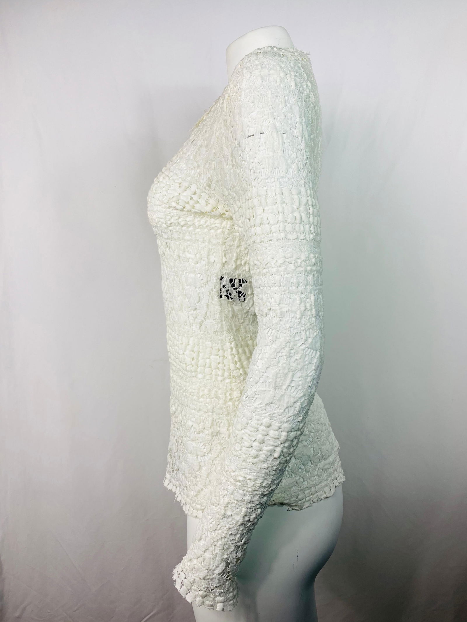 Isabel Marant White Cotton Long Sleeve Top SIze 42 - 17