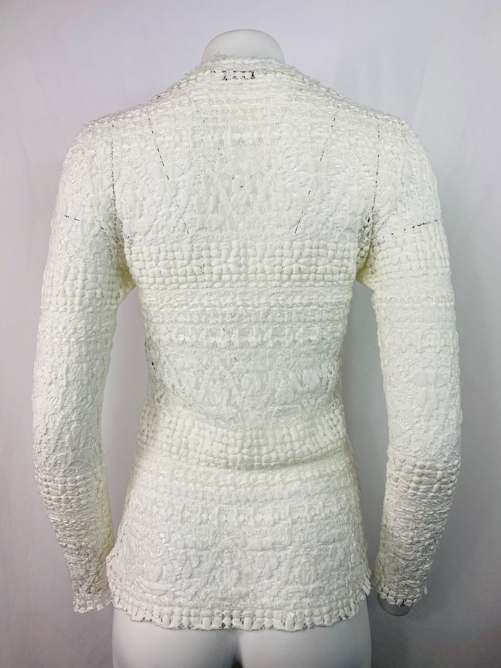 Isabel Marant White Cotton Long Sleeve Top SIze 42 - 18