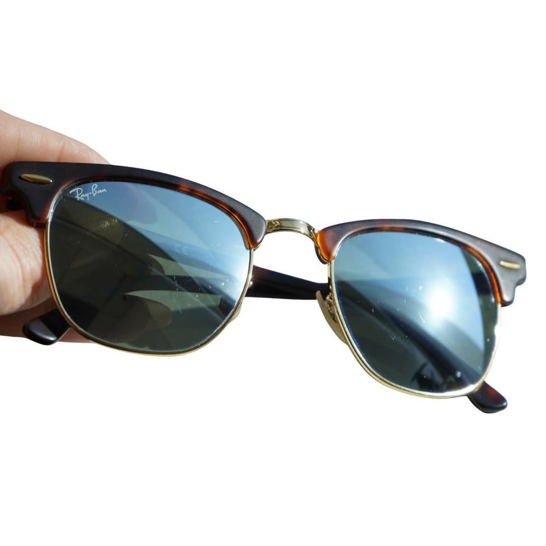Ray-Ban Clubmaster Havana Tortoise Sunglasses - 6