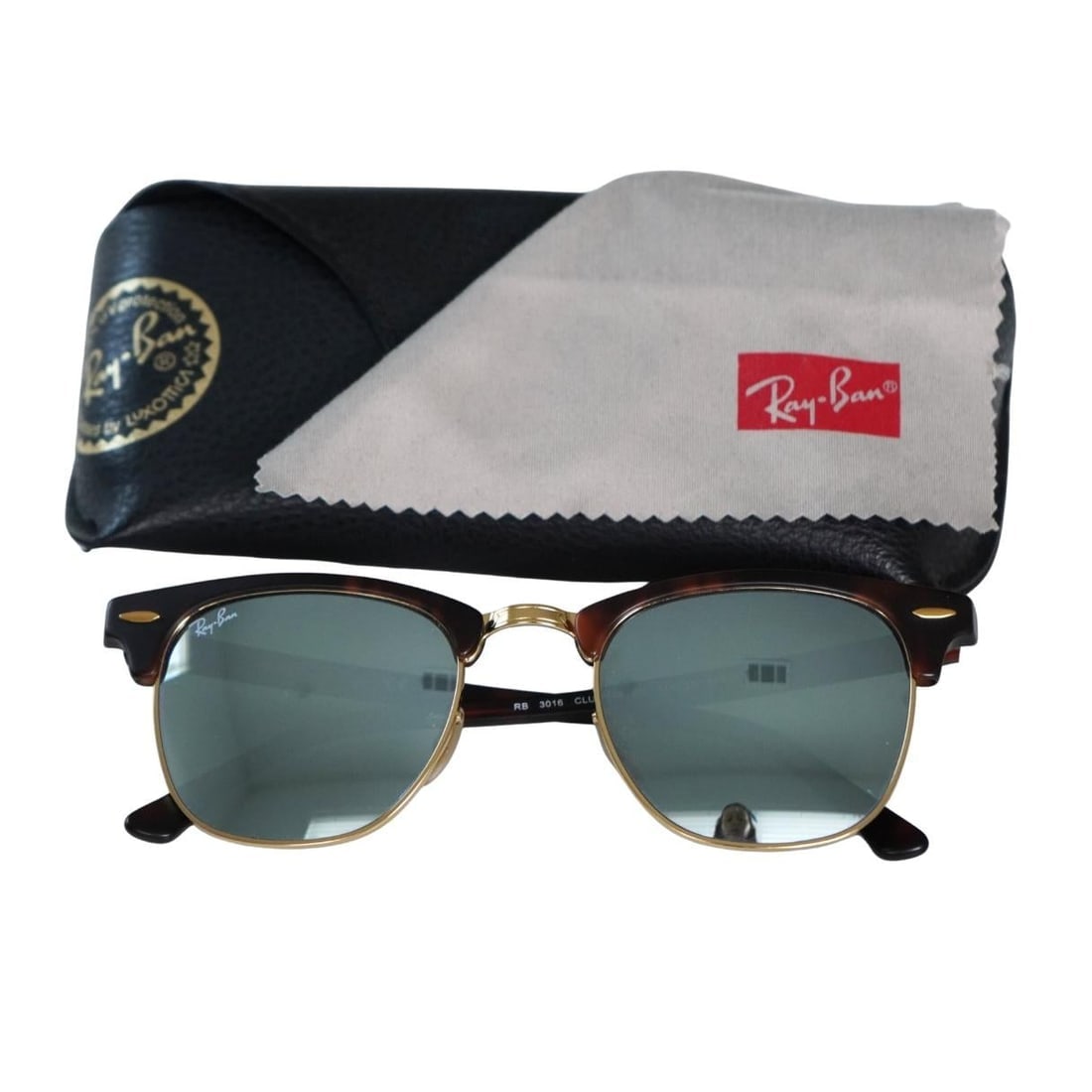 Ray-Ban Clubmaster Havana Tortoise Sunglasses - 9