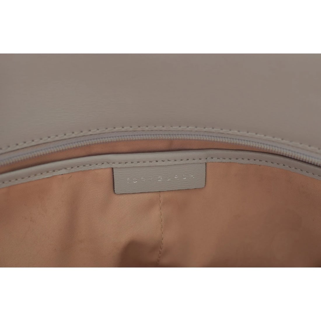 Tory Burch Parker Taupe Leather Tote Bag with Dust Bag Large Everyday Handbag - 9