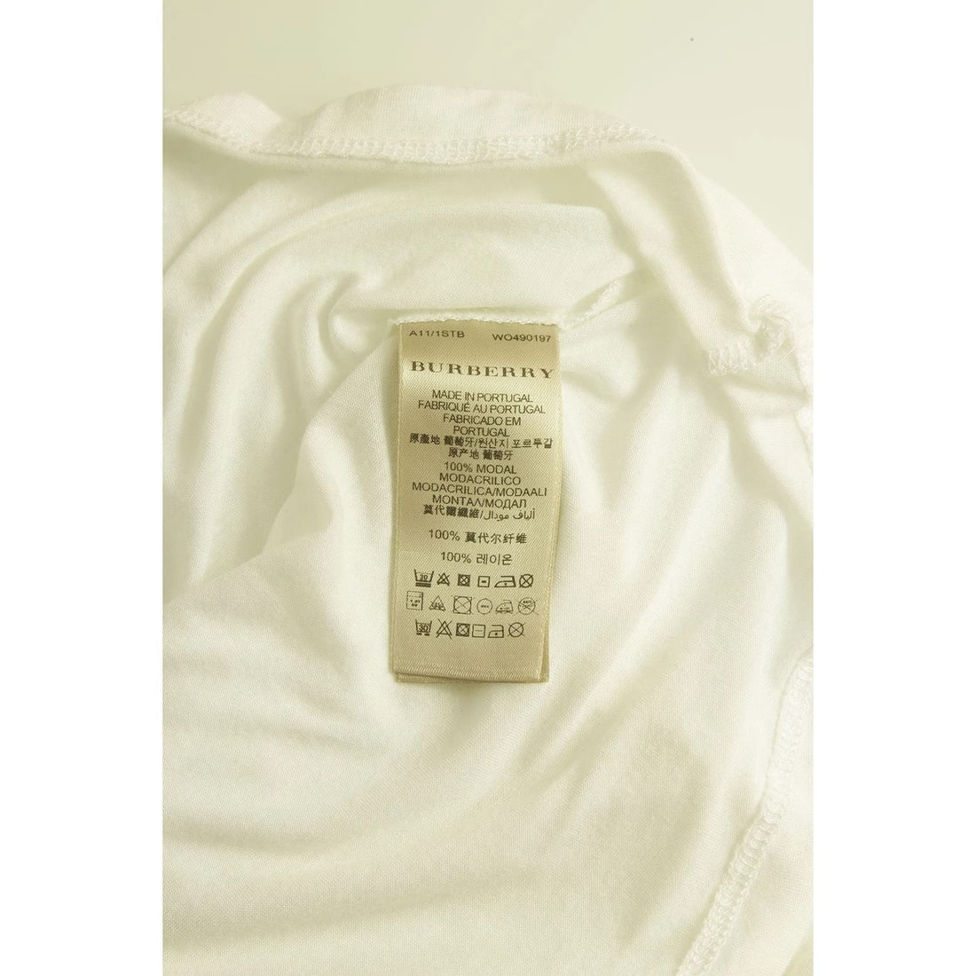 Burberry Brit White w. Silver Nova Check Long Sleeveless Tank Vest Top SZ XS - 7