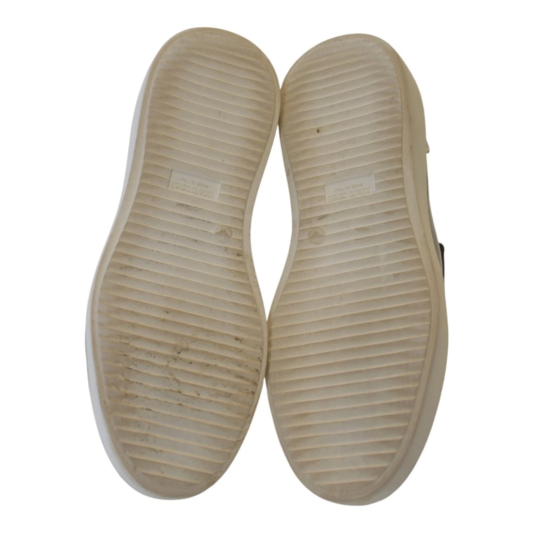 Roberto Cavalli Black Leather Studded Crystal Slip-On Sneaker Platform Shoes 8 - 6