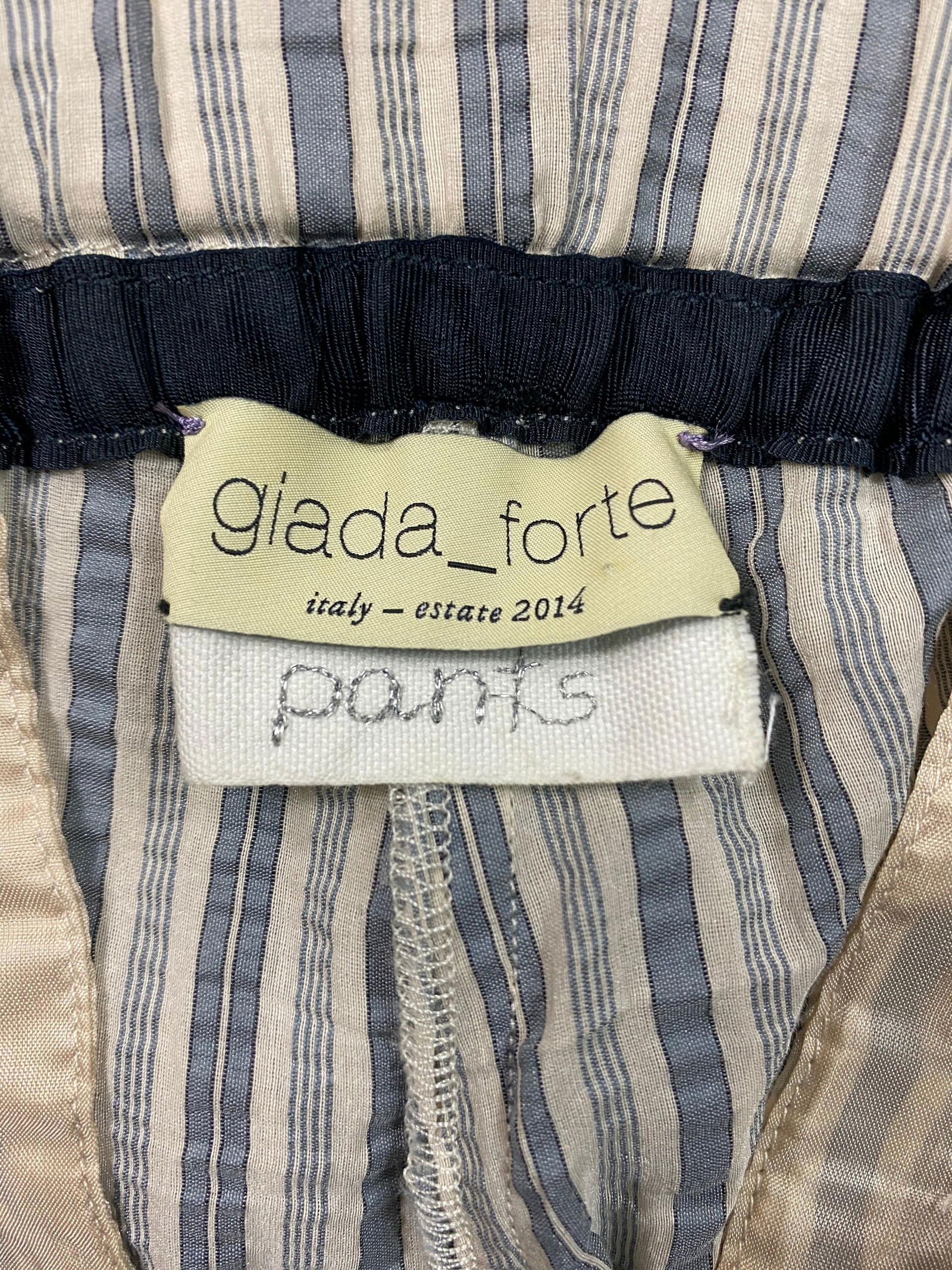 Giada Forte Navy Striped Pants - 13
