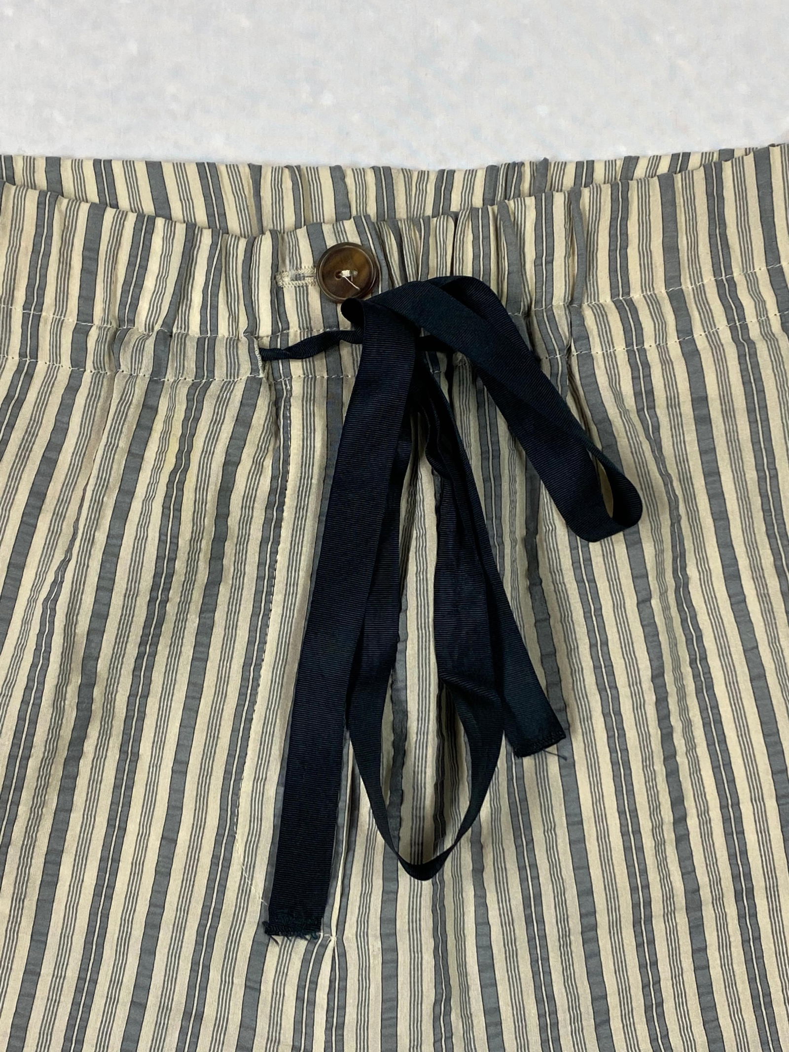 Giada Forte Navy Striped Pants - 8