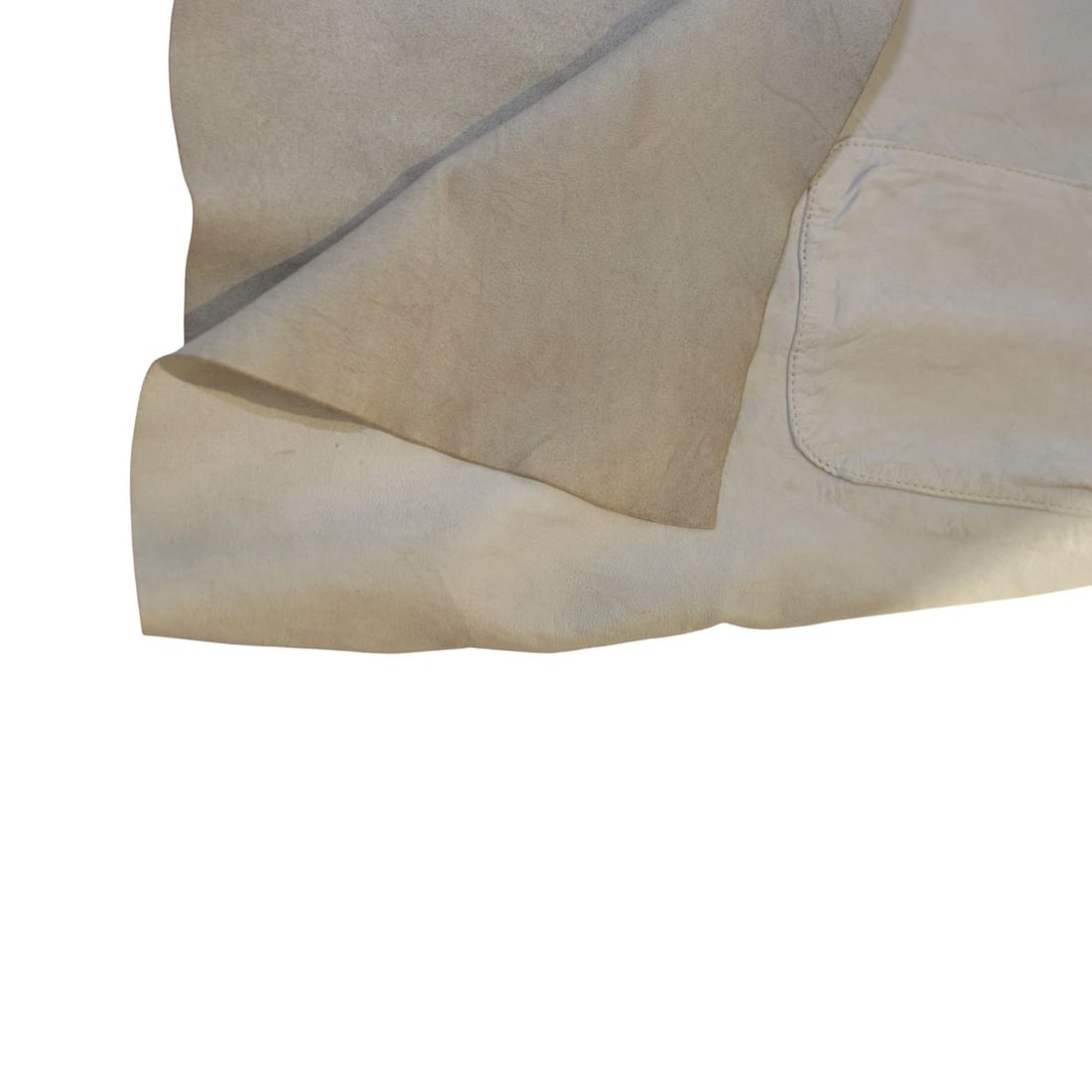 Giorgio Brato Ivory Lambskin Leather Open Jacket IT44 / M – Made in Italy - 7