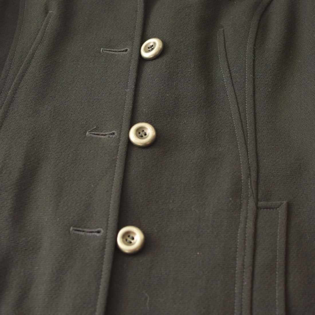 Dolce & Gabbana D&G Black Wool Blend Tailored Long Coat – Women’s Size 42 - 10