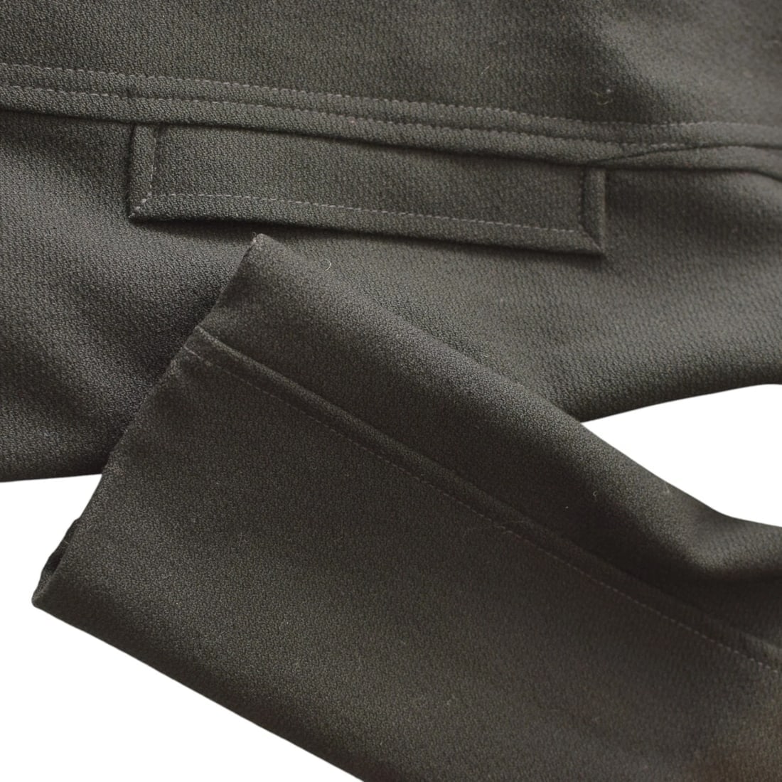 Dolce & Gabbana D&G Black Wool Blend Tailored Long Coat – Women’s Size 42 - 8