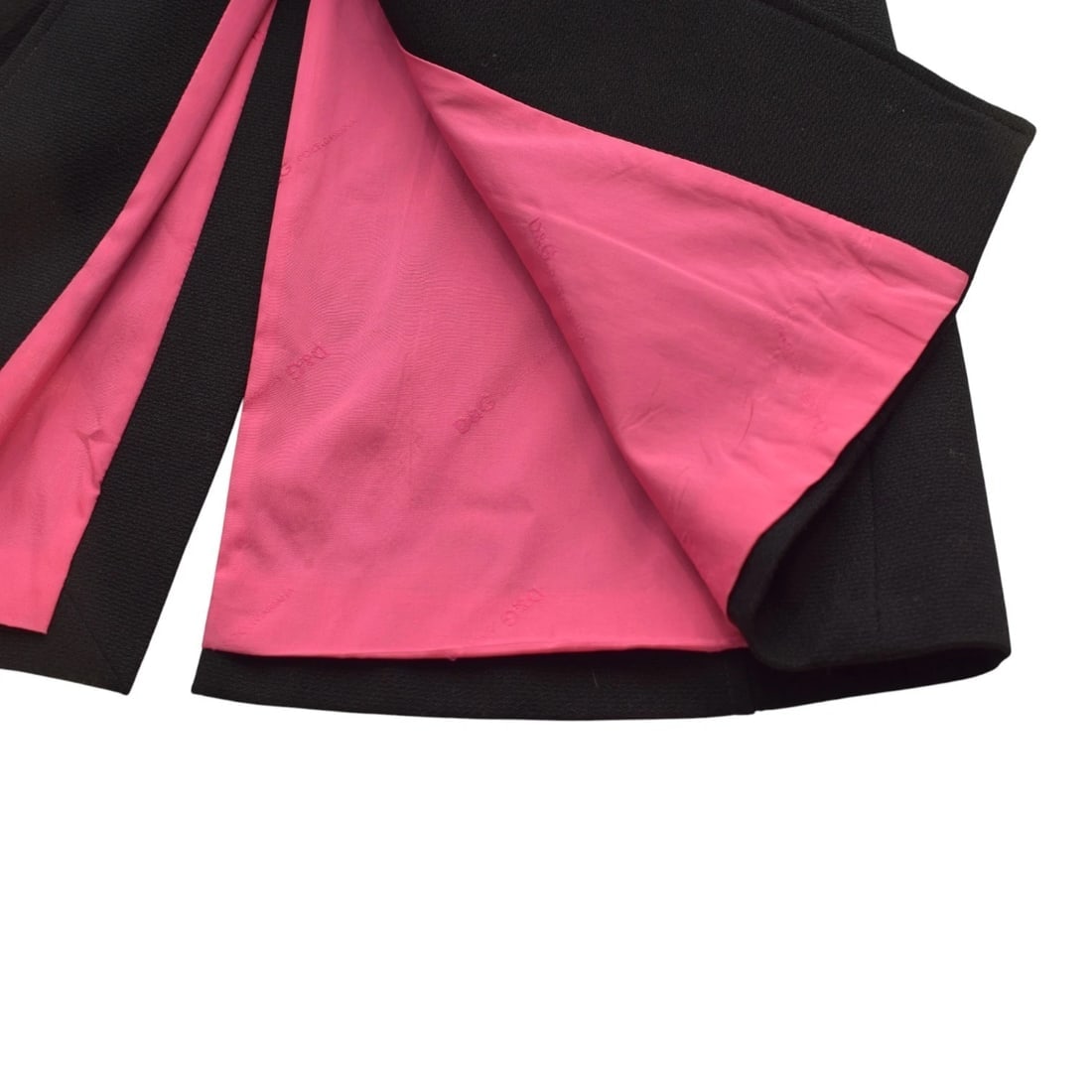 Dolce & Gabbana D&G Black Wool Blend Tailored Long Coat – Women’s Size 42 - 9