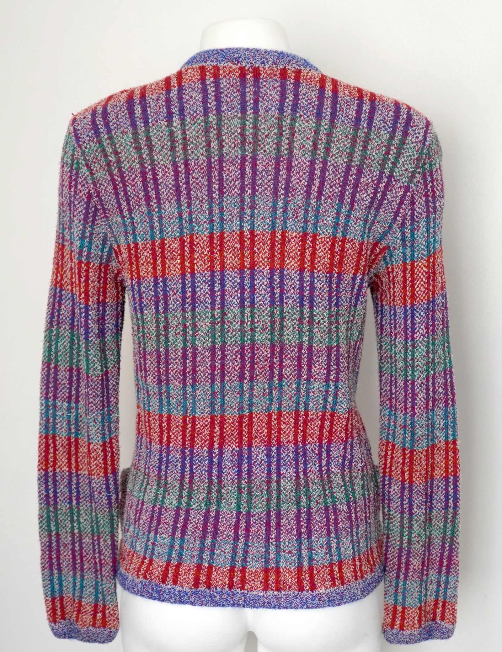 Missoni Colorful Striped Cardigan Sweater - 2