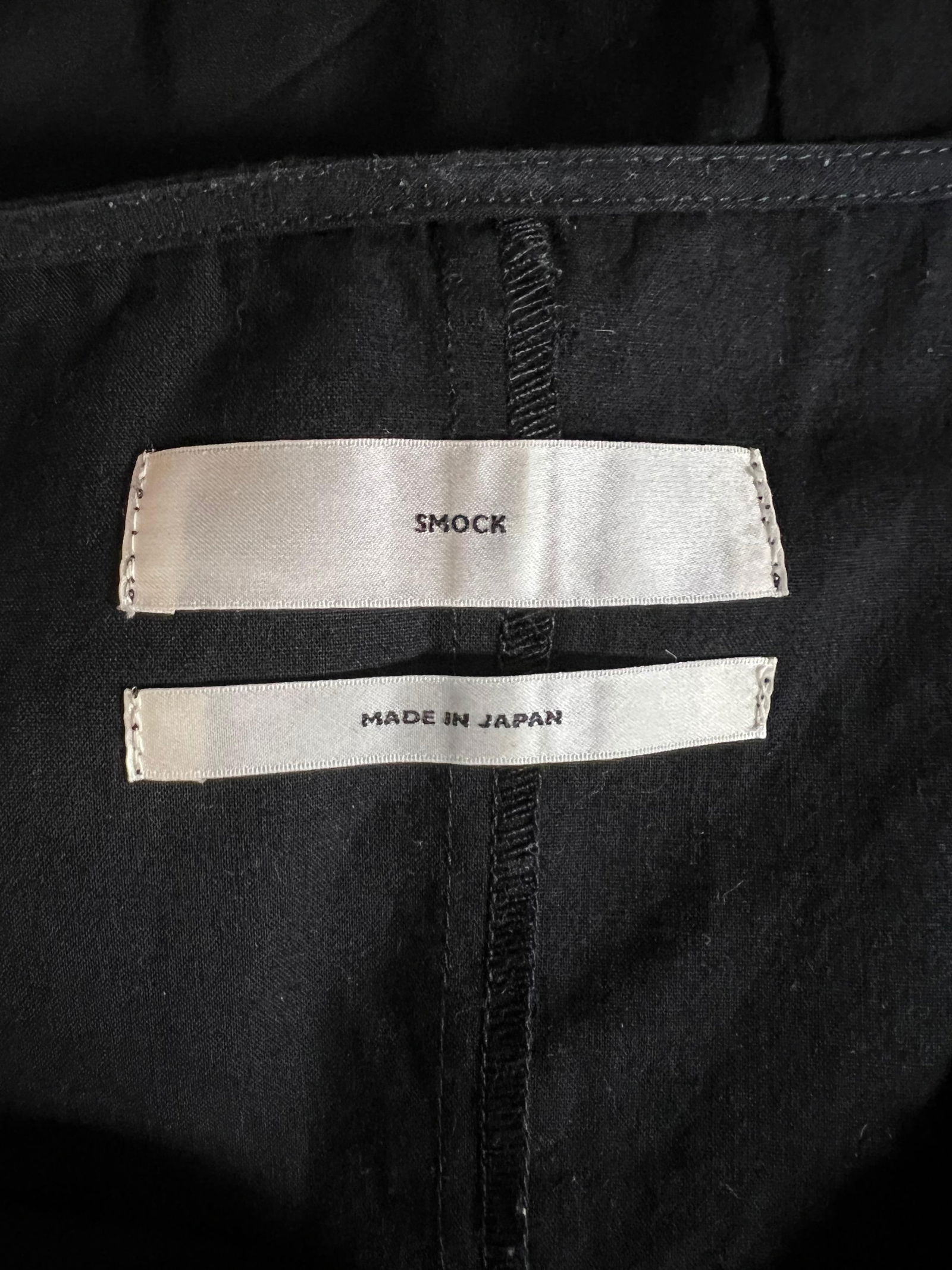 Smock Black Cotton Top Blouse - 11