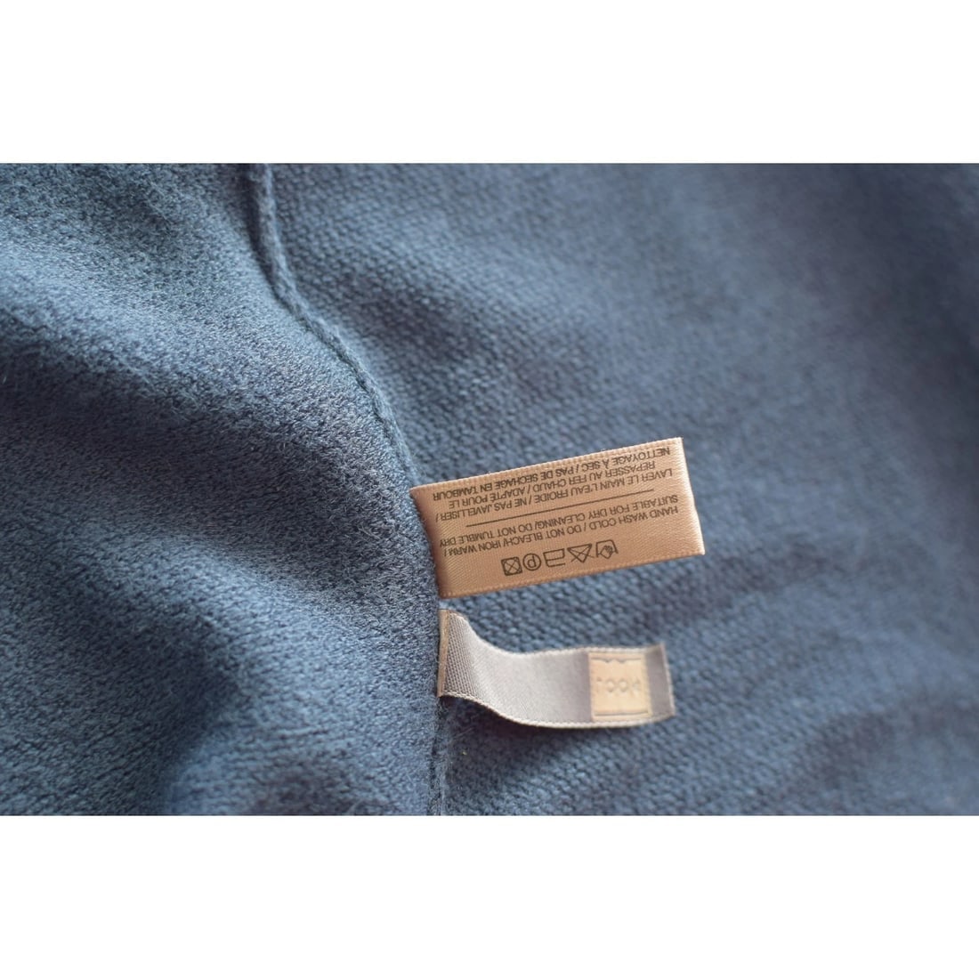 LOOK Blue Draped Waterfall Vest – Sleeveless Open Front – One Size - 5