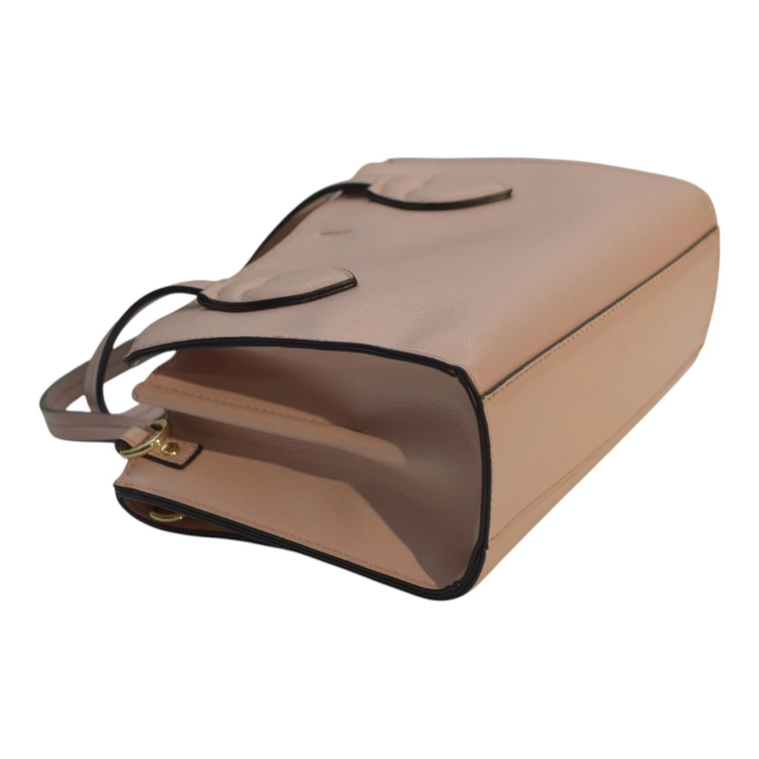 My Twin Twinset Nude Pink Embellished Handbag with Detachable Pouch & Strap - 13