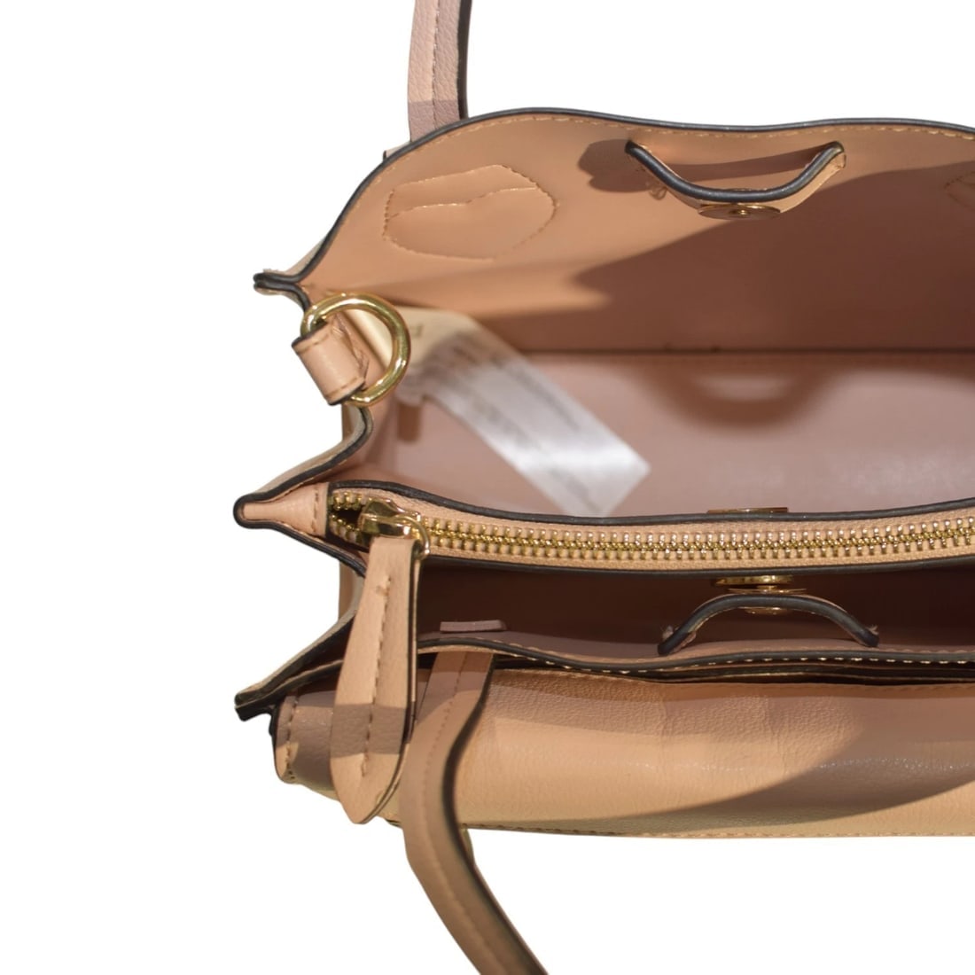 My Twin Twinset Nude Pink Embellished Handbag with Detachable Pouch & Strap - 18