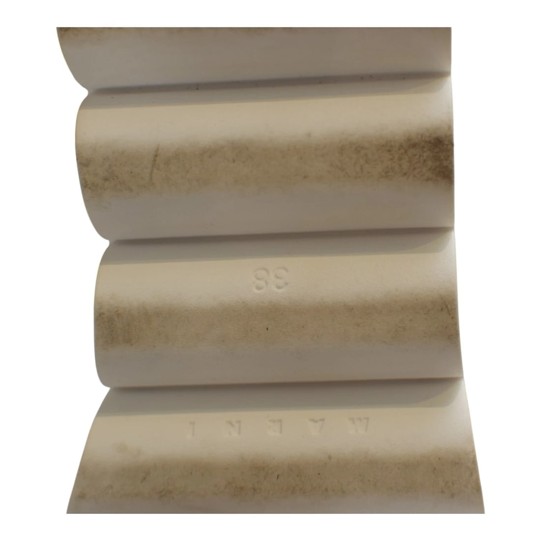 Marni Beige Black Fabric Ankle Tie Up Espadrille Platform Shoes size 38 - 7