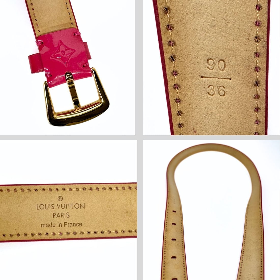 LOUIS VUITTON women's belt in monogram patent leather (Cm 108) - 6