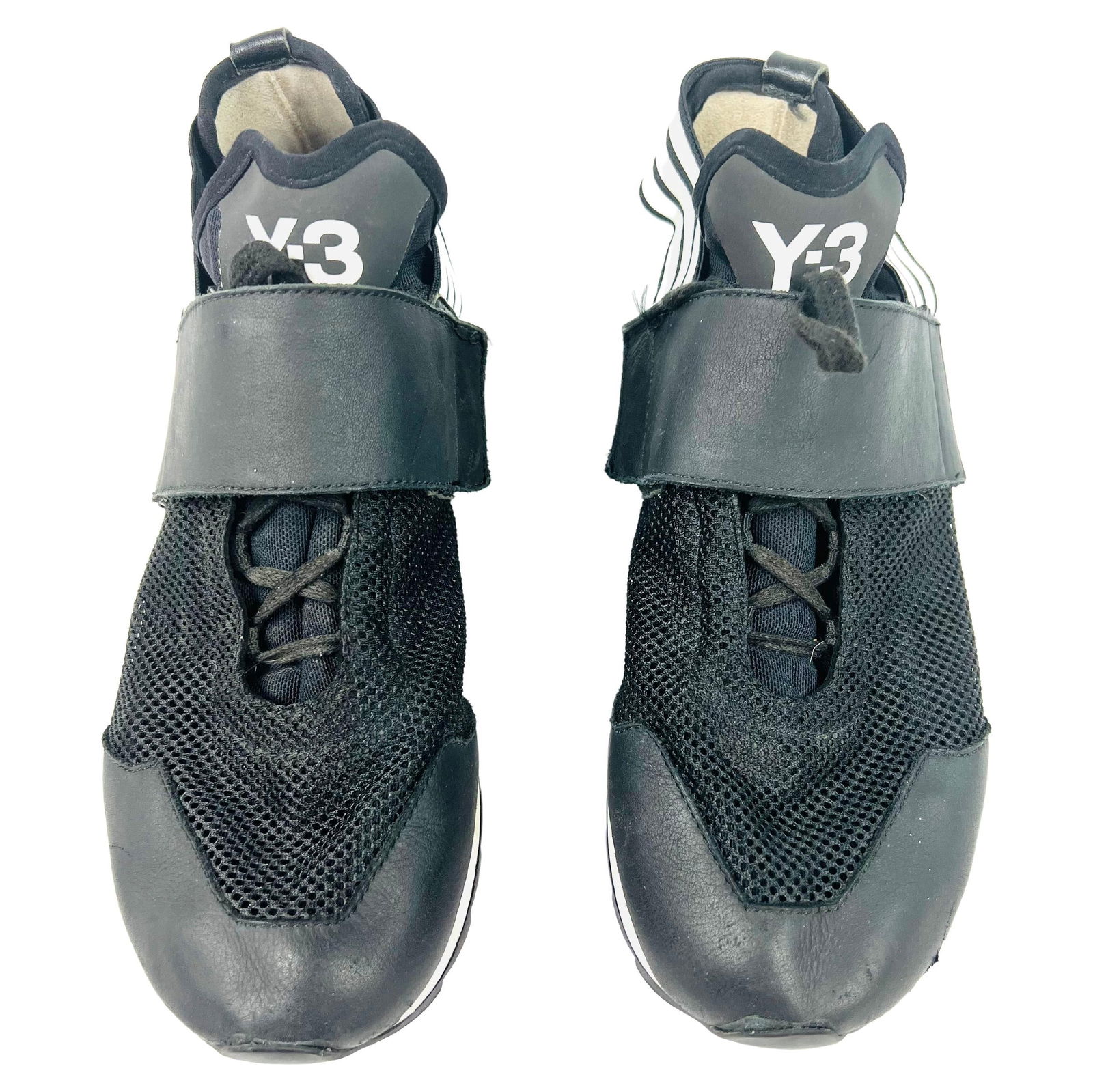Y-3 Rhita Sport Black and White Sneakers, Size 38 - 16