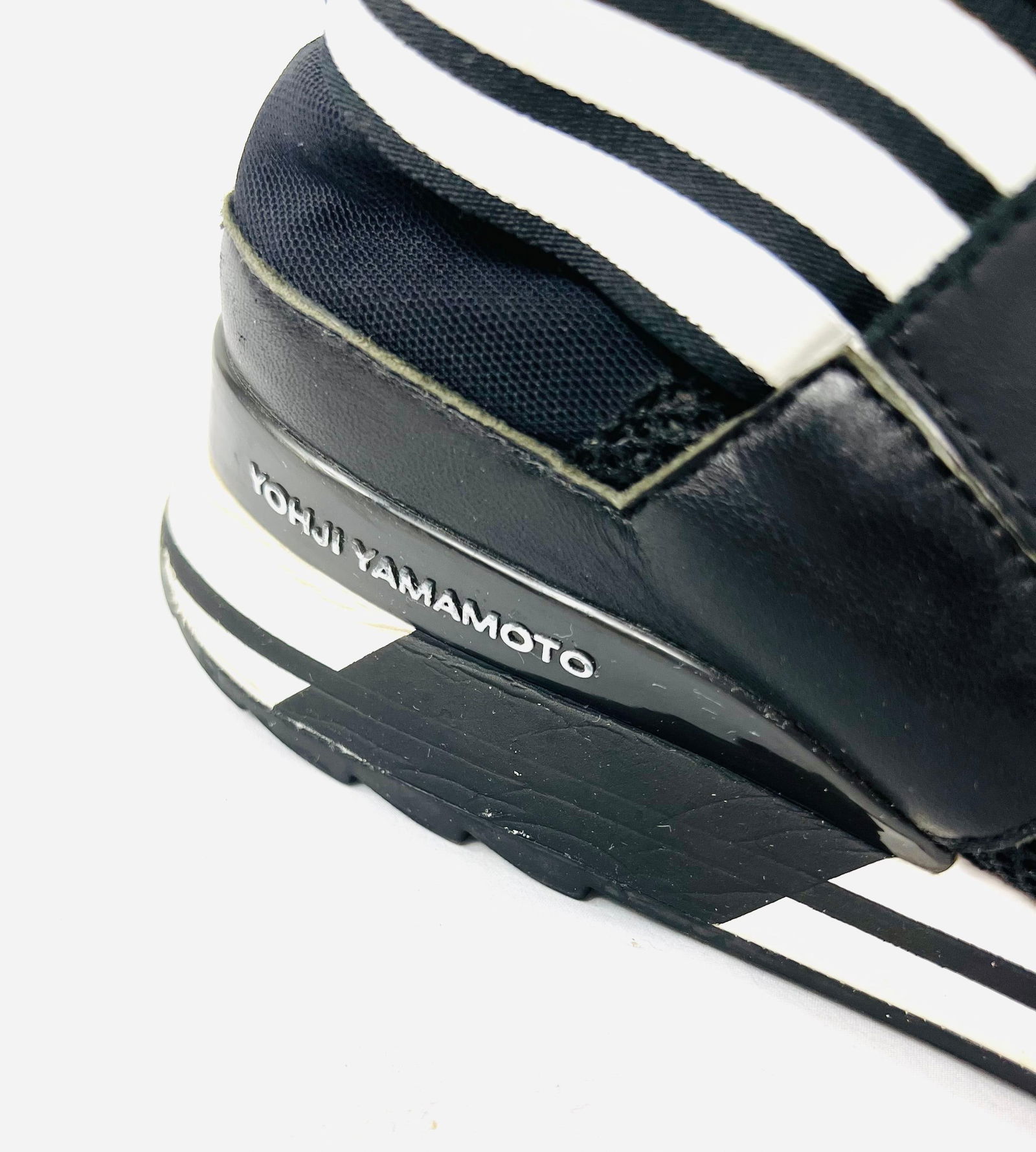 Y-3 Rhita Sport Black and White Sneakers, Size 38 - 3
