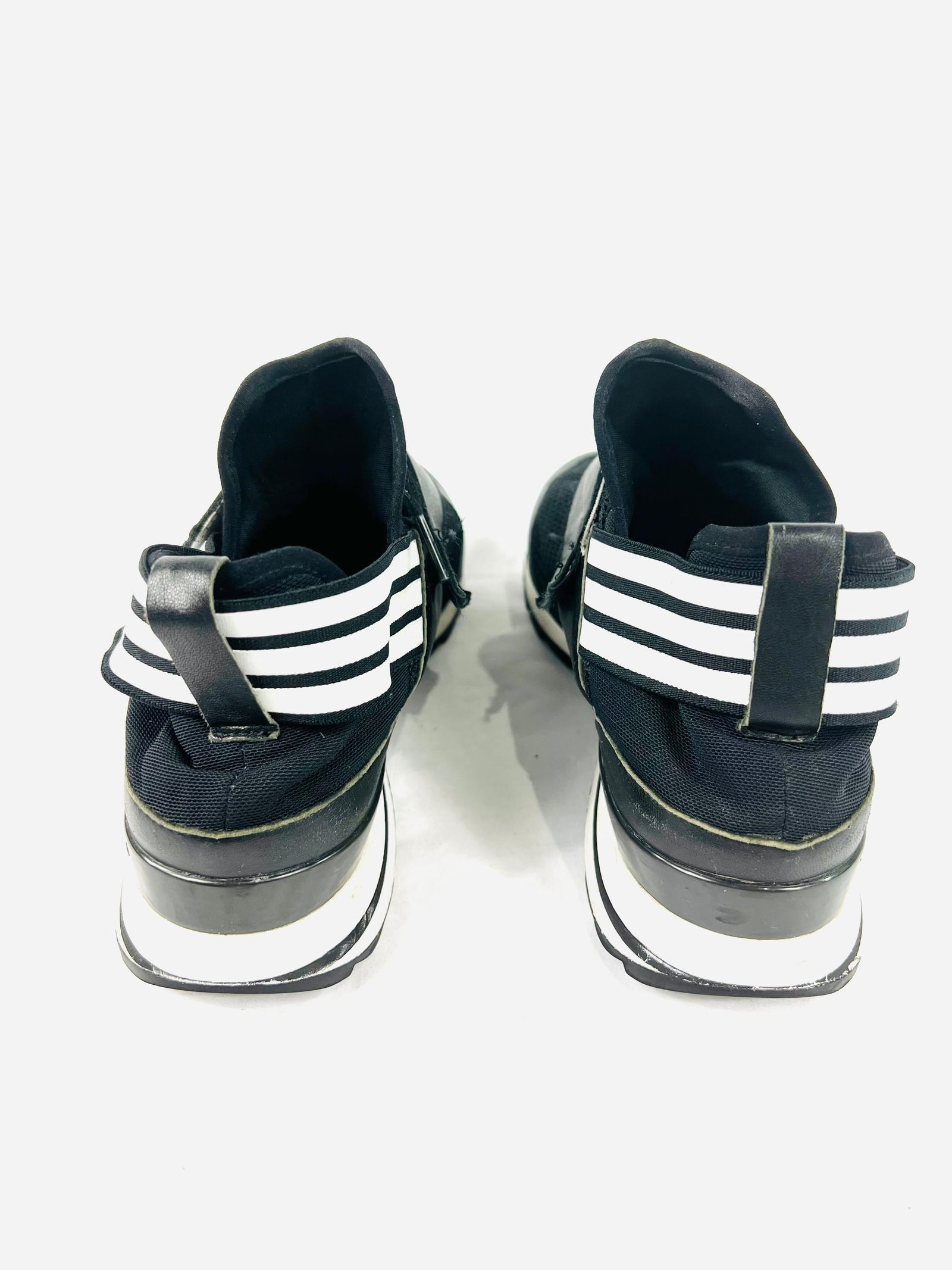 Y-3 Rhita Sport Black and White Sneakers, Size 38 - 4