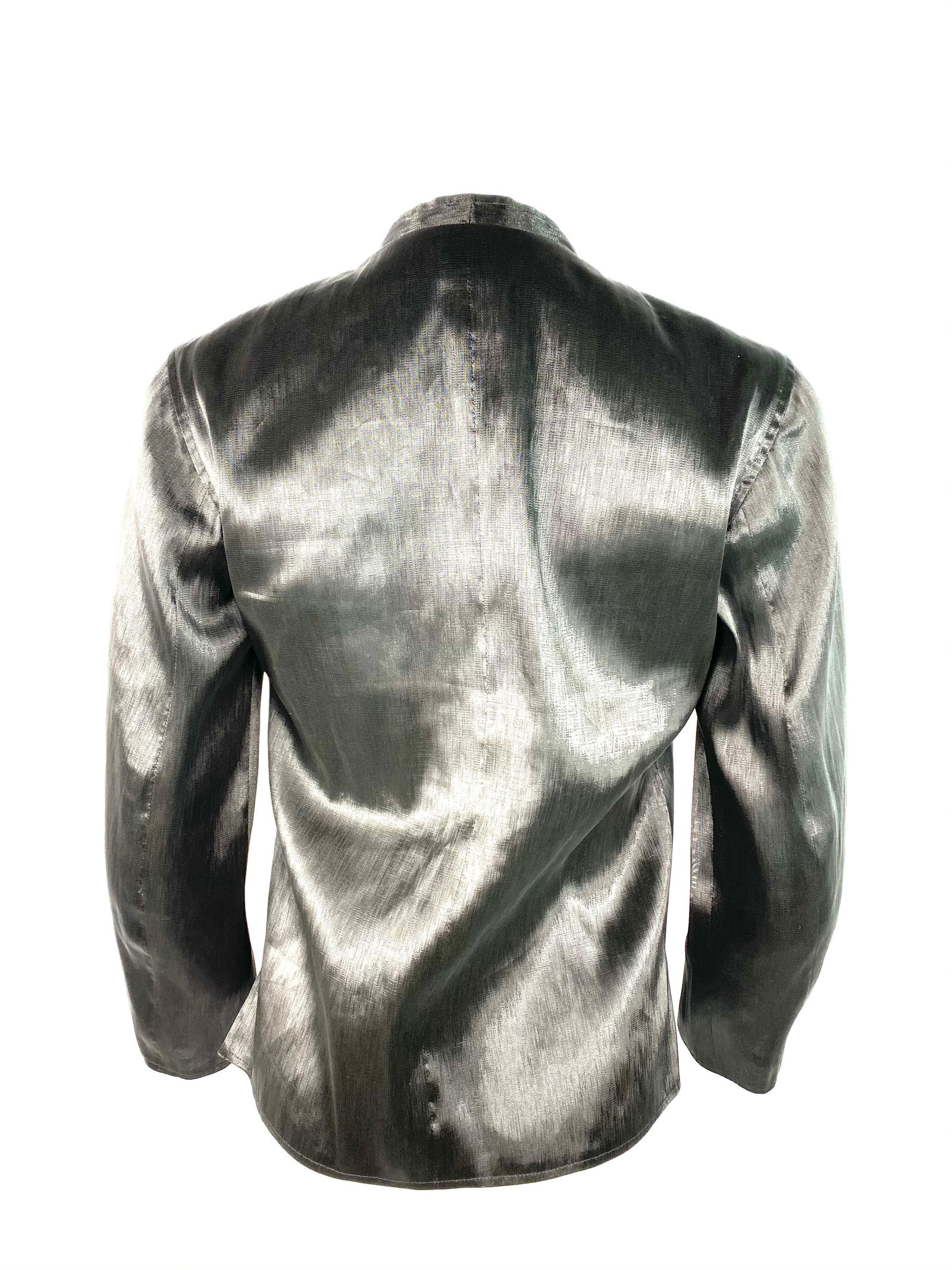 Jil Sander Black Long Sleeves Top Jacket, Size 34 - 17