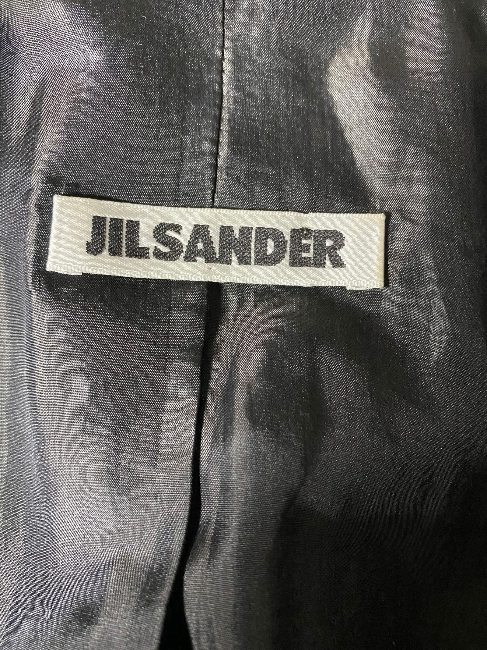 Jil Sander Black Long Sleeves Top Jacket, Size 34 - 6