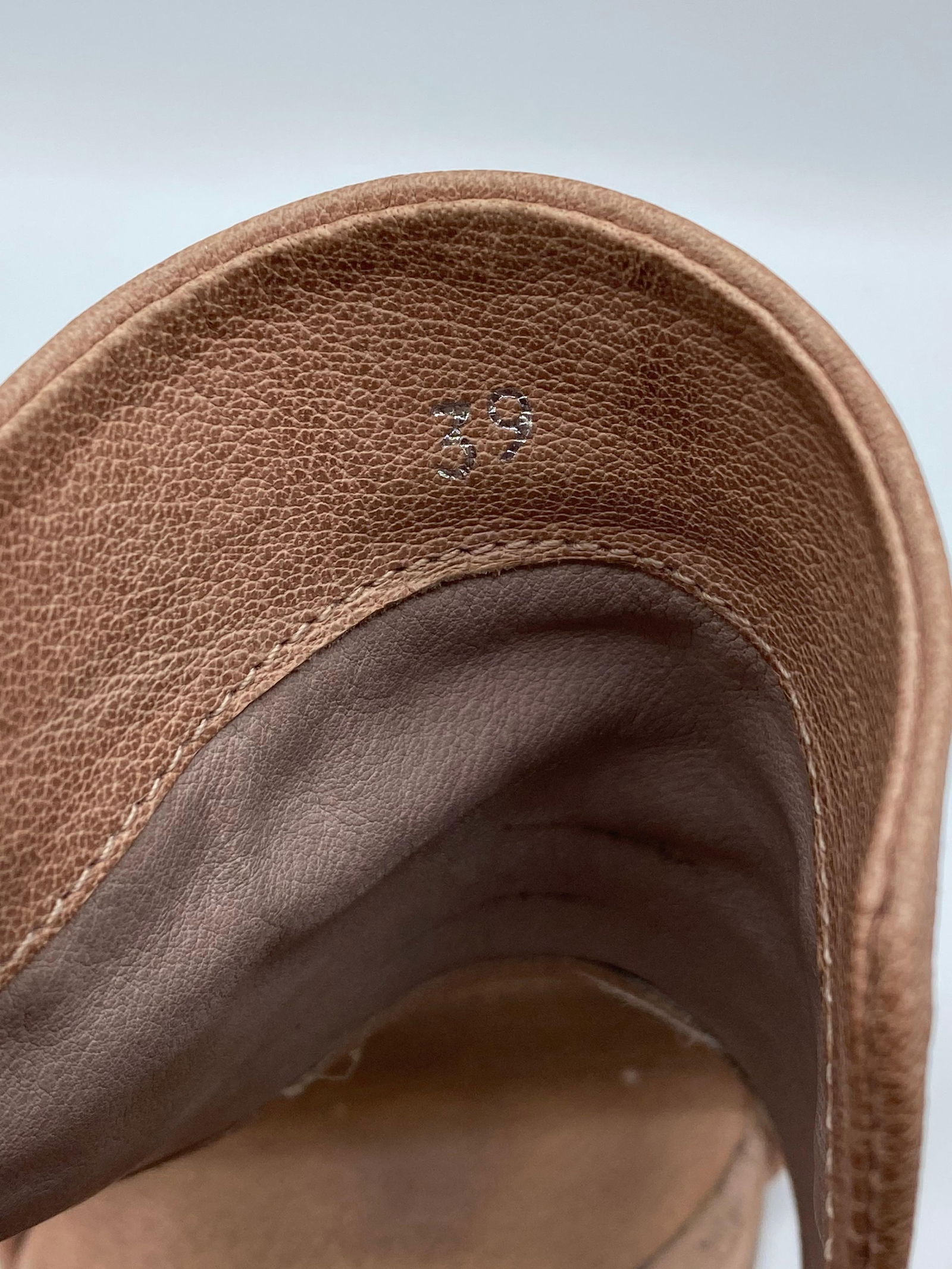 Officine Creative Beige Leather Heel Sandals, Size 39 - 3