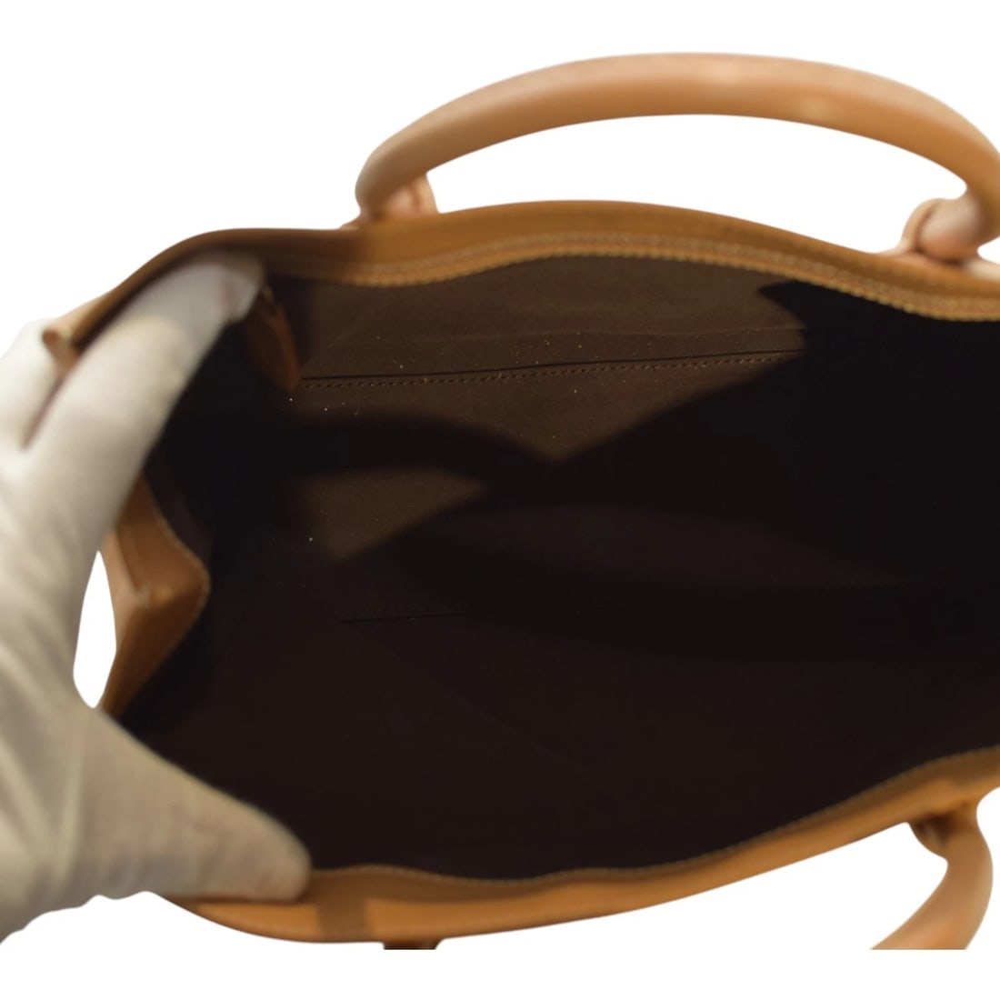 Tod's Caramel Leather Contrast stitching Top Handle Shoulder bag Handbag - 16