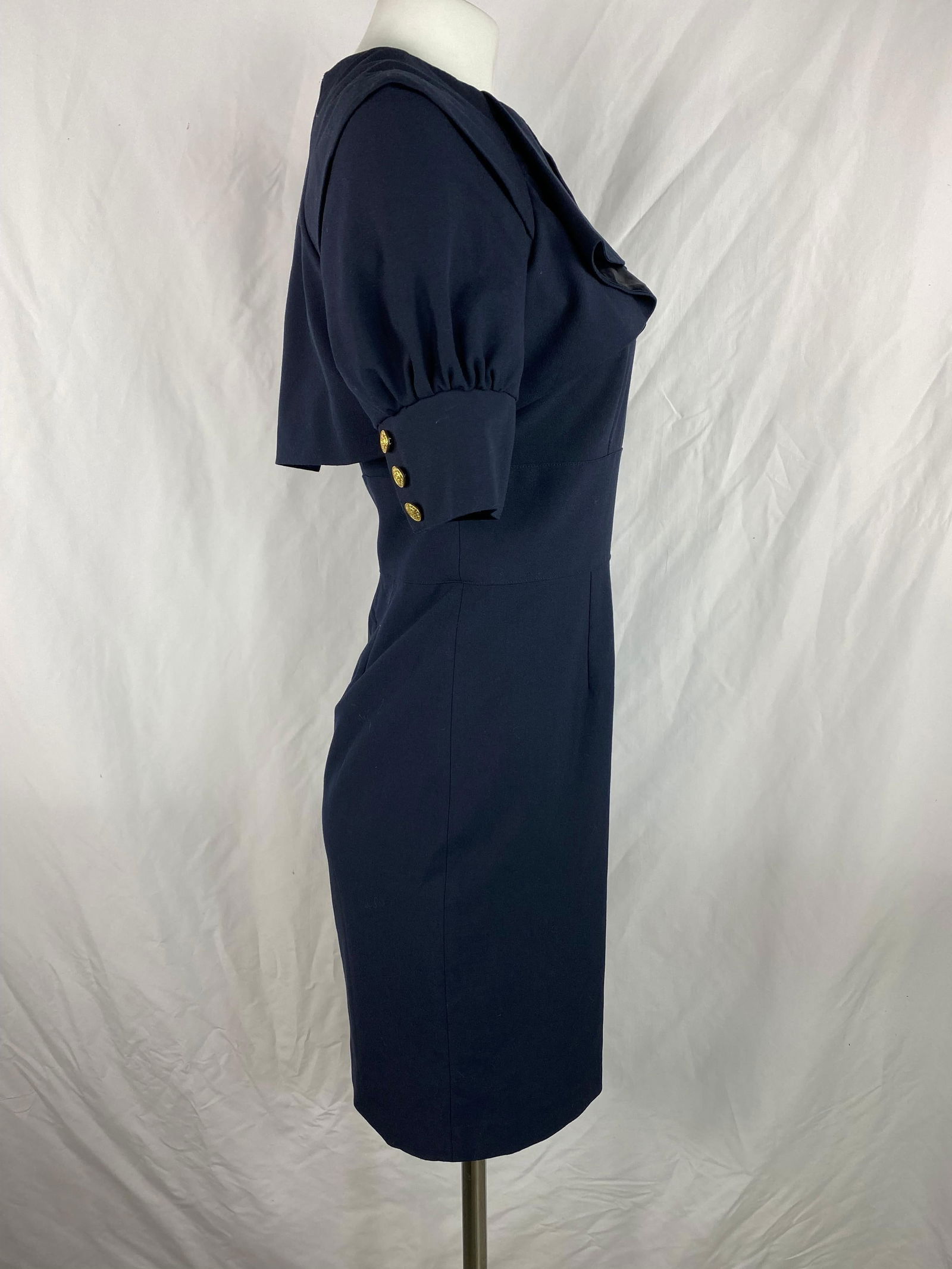 Walter Navy Mini Dress, Size 4 - 12