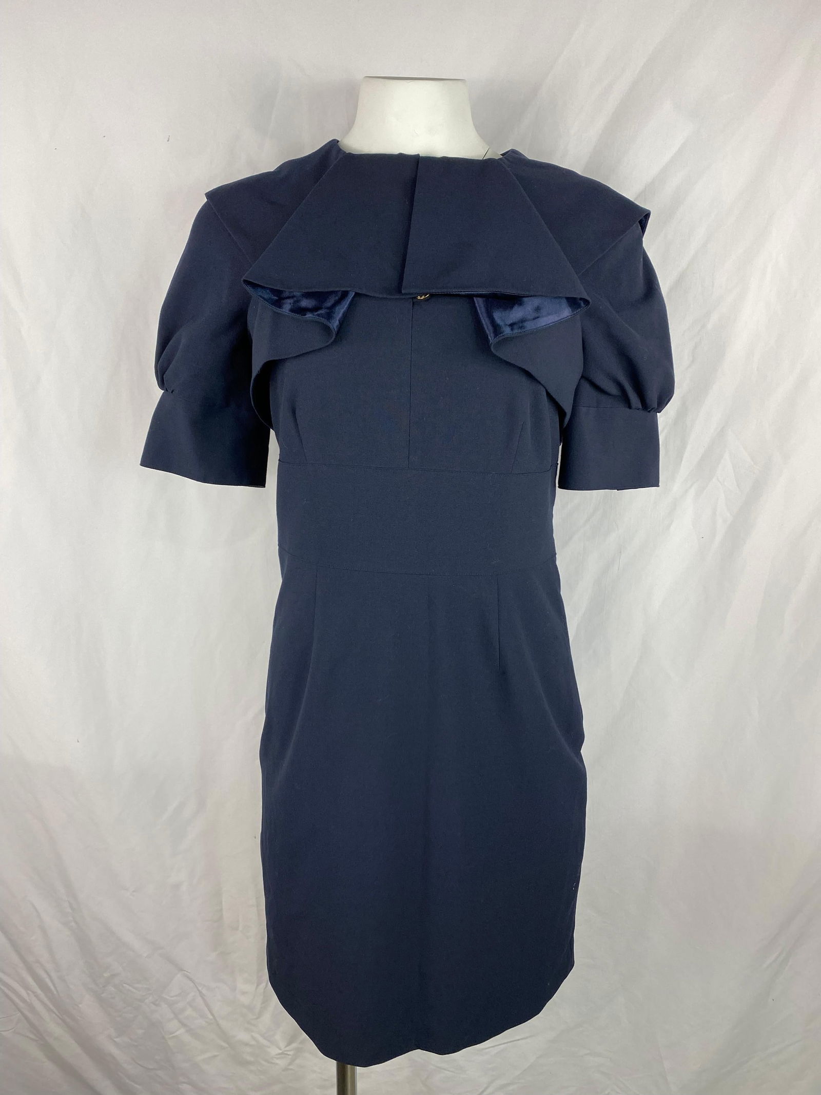 Walter Navy Mini Dress, Size 4 - 20