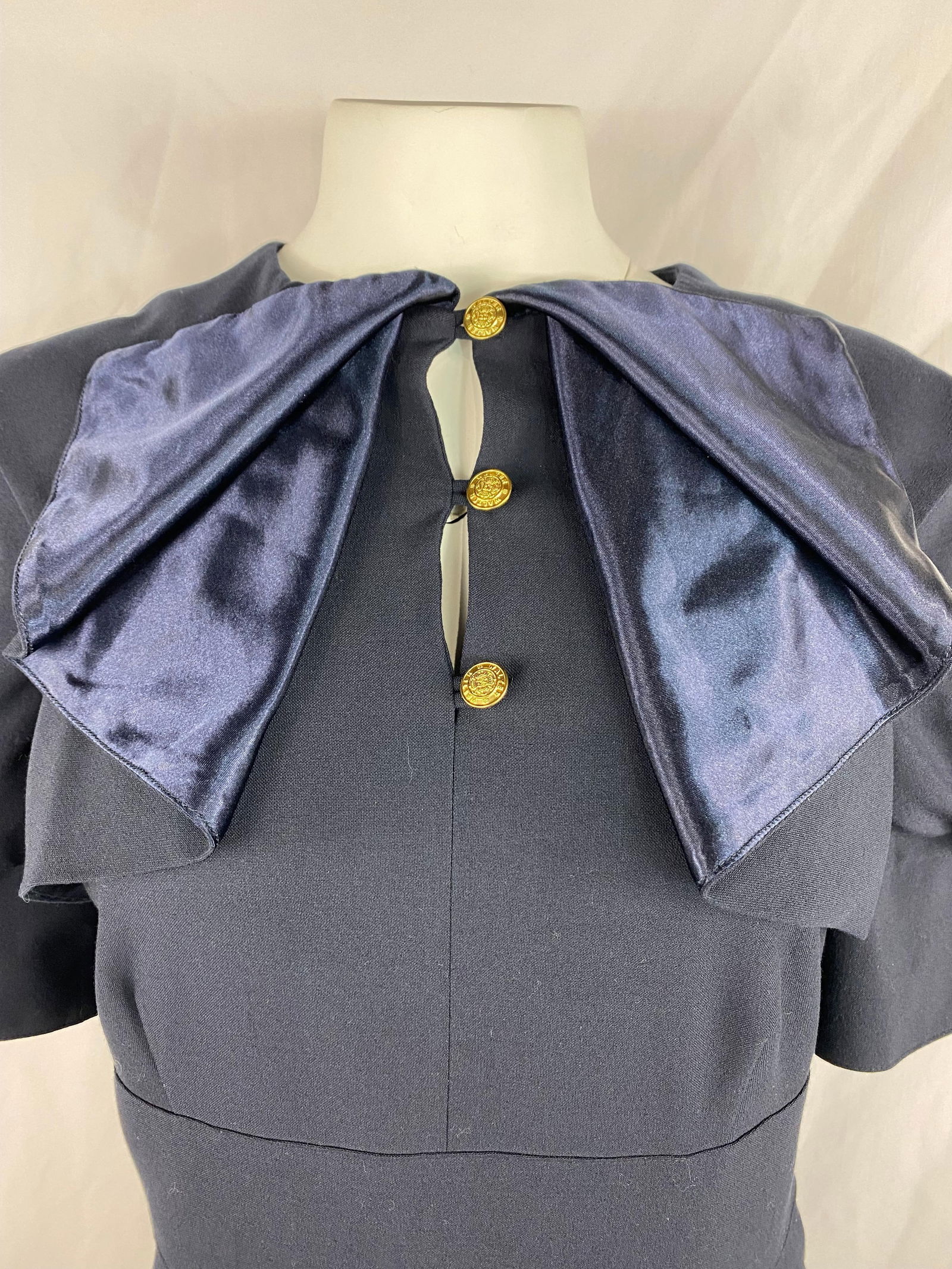 Walter Navy Mini Dress, Size 4 - 8