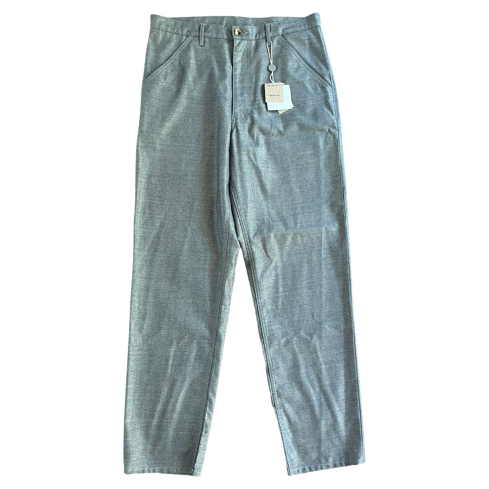 Comme des Garçons Grey Wool Trousers Pants, Size Medium - 17