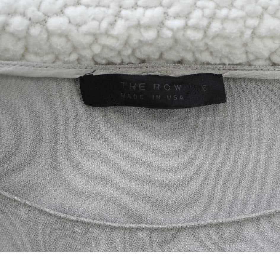 The Row Grey Blouse sz 6 - 12